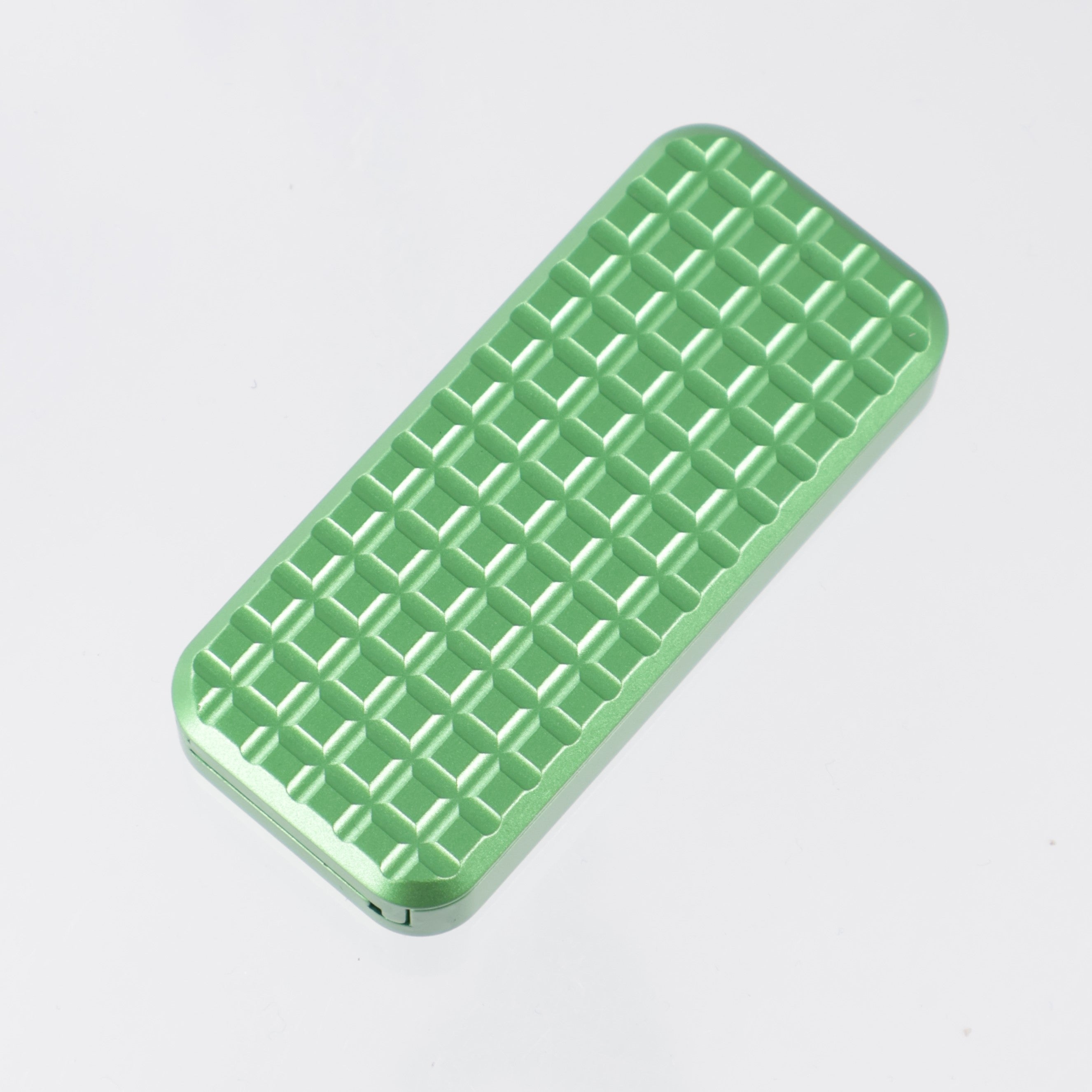Rivery Manufacturing Zero Utility Knife - Cad Lab CNC Green Grenade Pattern Aluminum