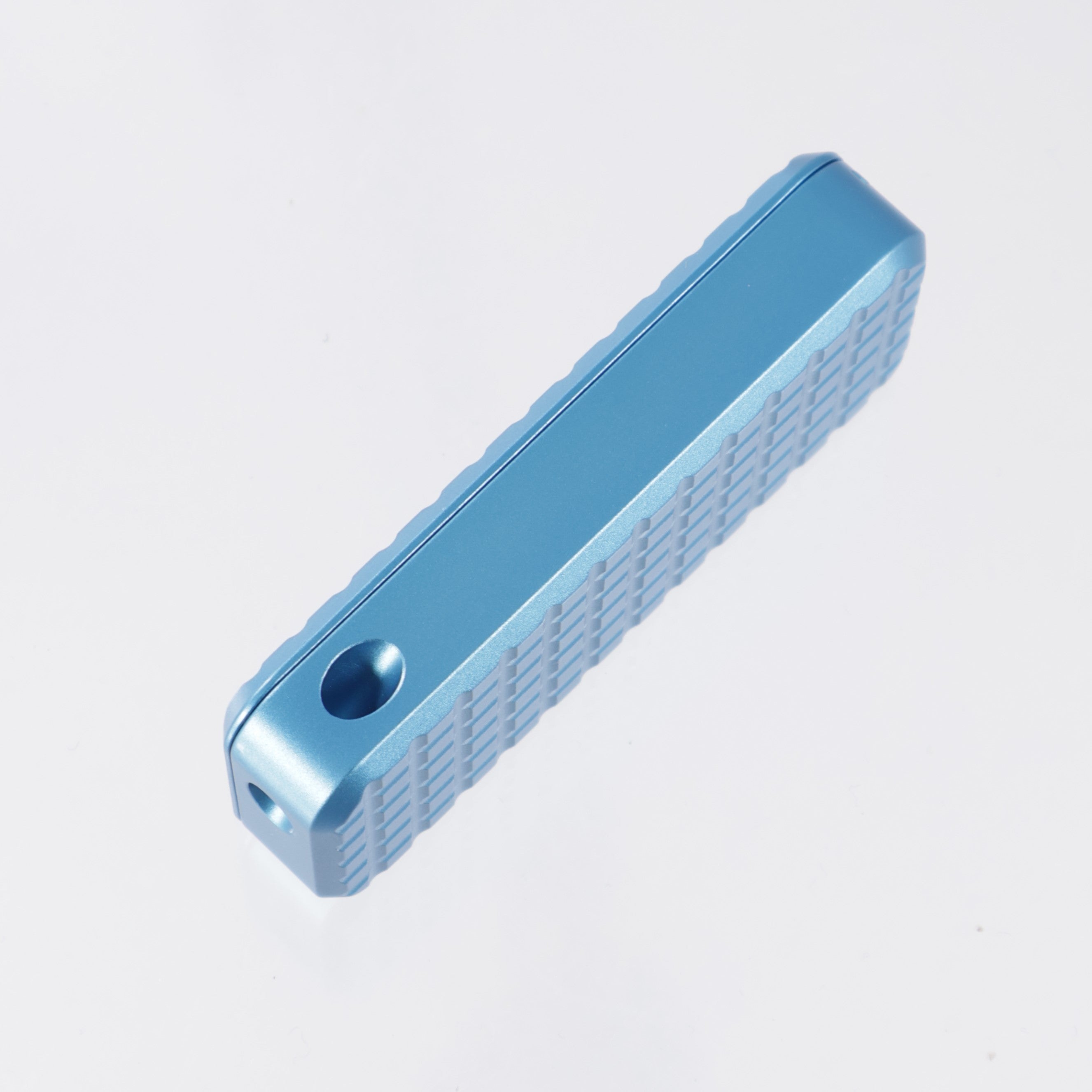 Rivery Manufacturing Zero Utility Knife - Cad Lab CNC Blue Grenade Pattern Aluminum
