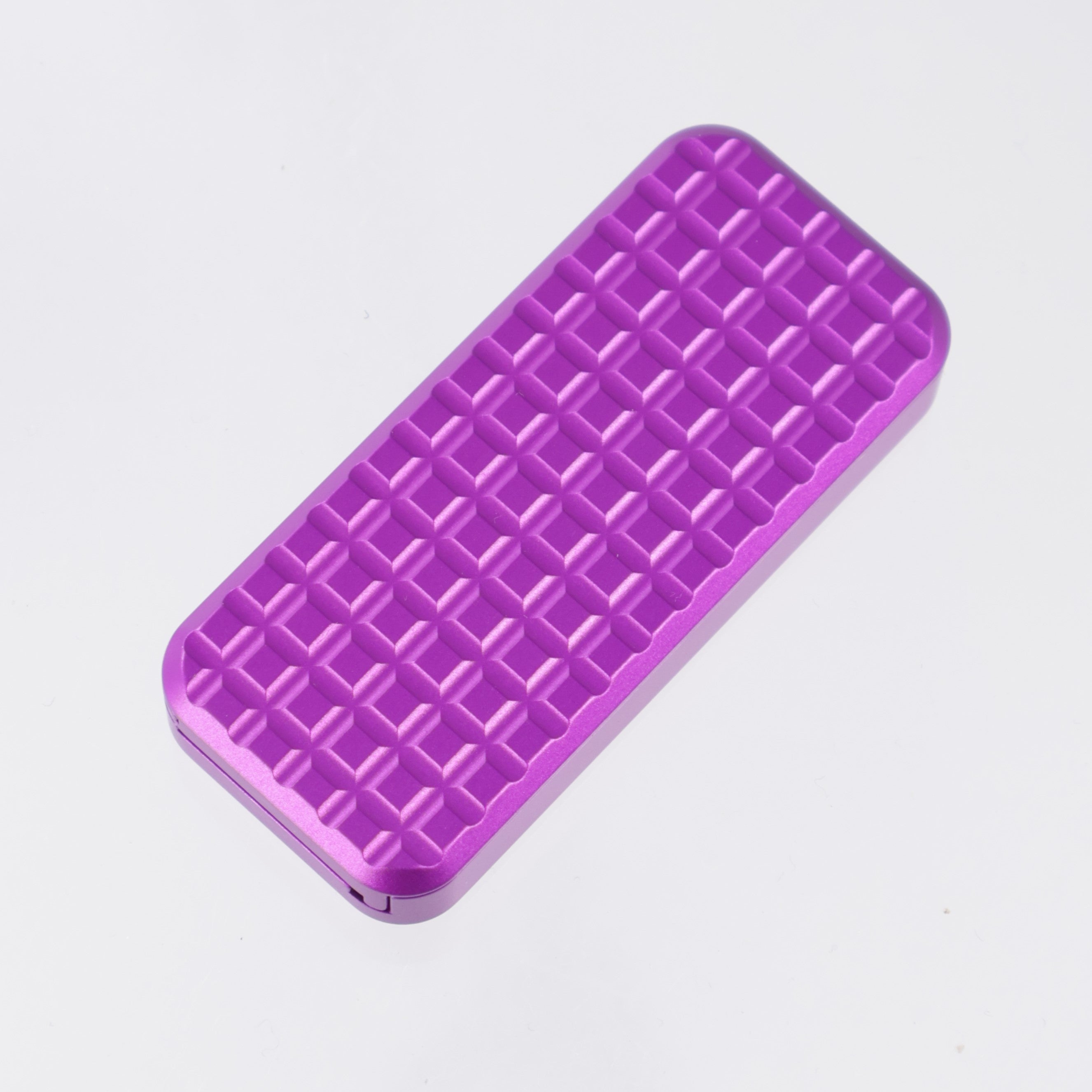 Rivery Manufacturing Zero Utility Knife - Cad Lab CNC Purple Grenade Pattern Aluminum