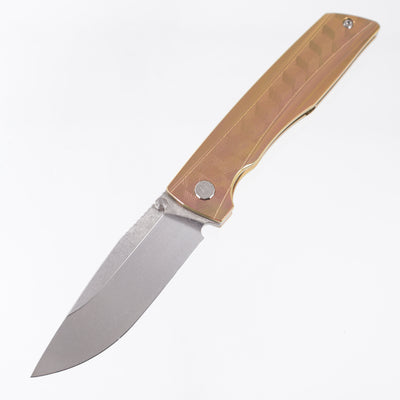 Rob Johnsons Hemlock Saltwater #148 - 3D Cubes Pattern Rose Gold 62v Ano Polished Titanium - Satin Stonewash Vanax