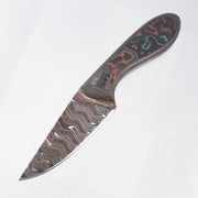 Sinan Blades 395 "West Coast" - Shipwreck Camo Carbon w/ Copper Liners & Zirconium Pins - Vegas Forge Reptilian Copper SanMai