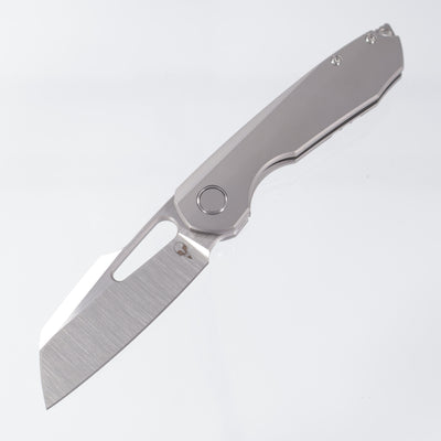 Sparrow Knife Co. Frame Lock Strix - Micromilled Titanium - Satin S90V