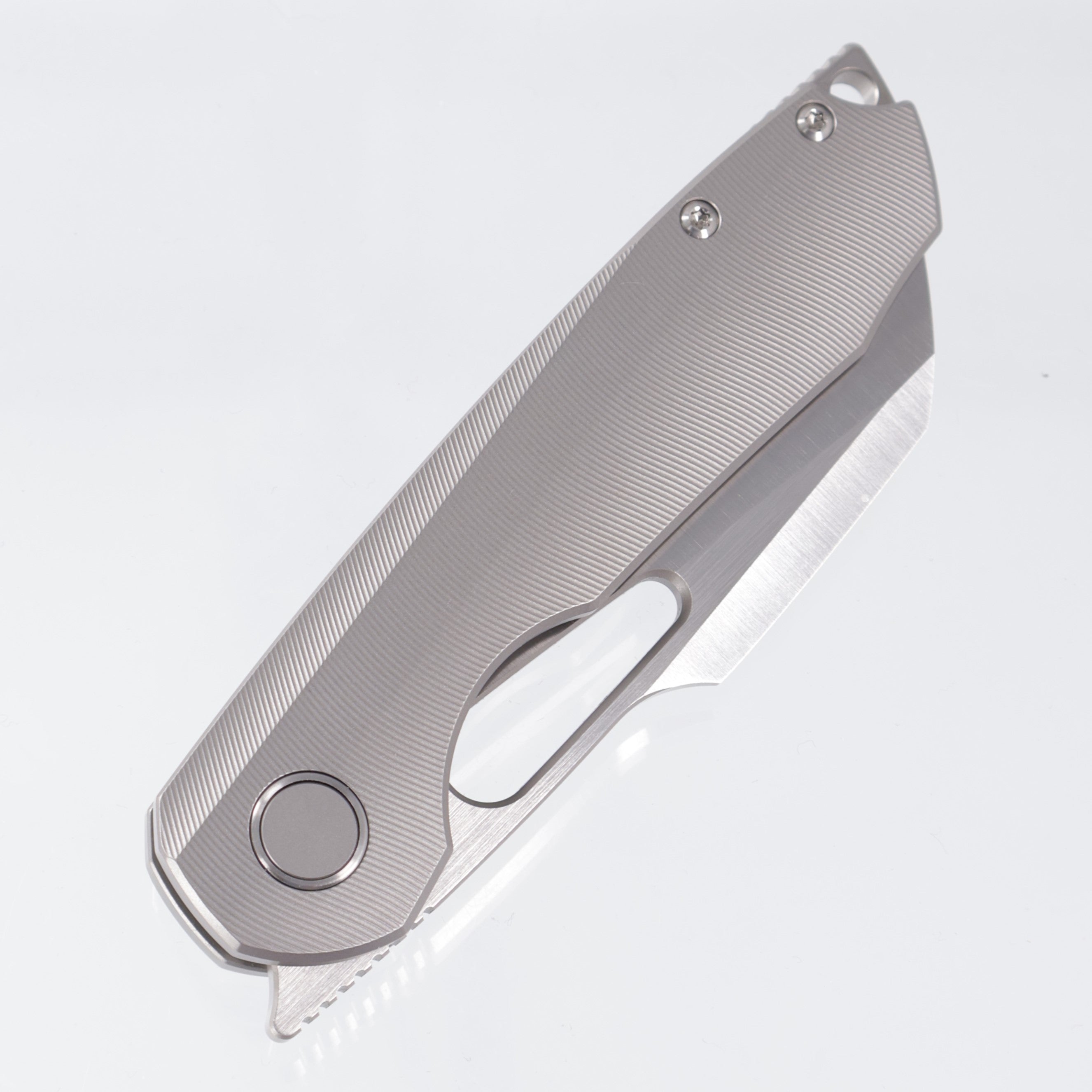 Sparrow Knife Co. Frame Lock Strix - Micromilled Titanium - Satin S90V
