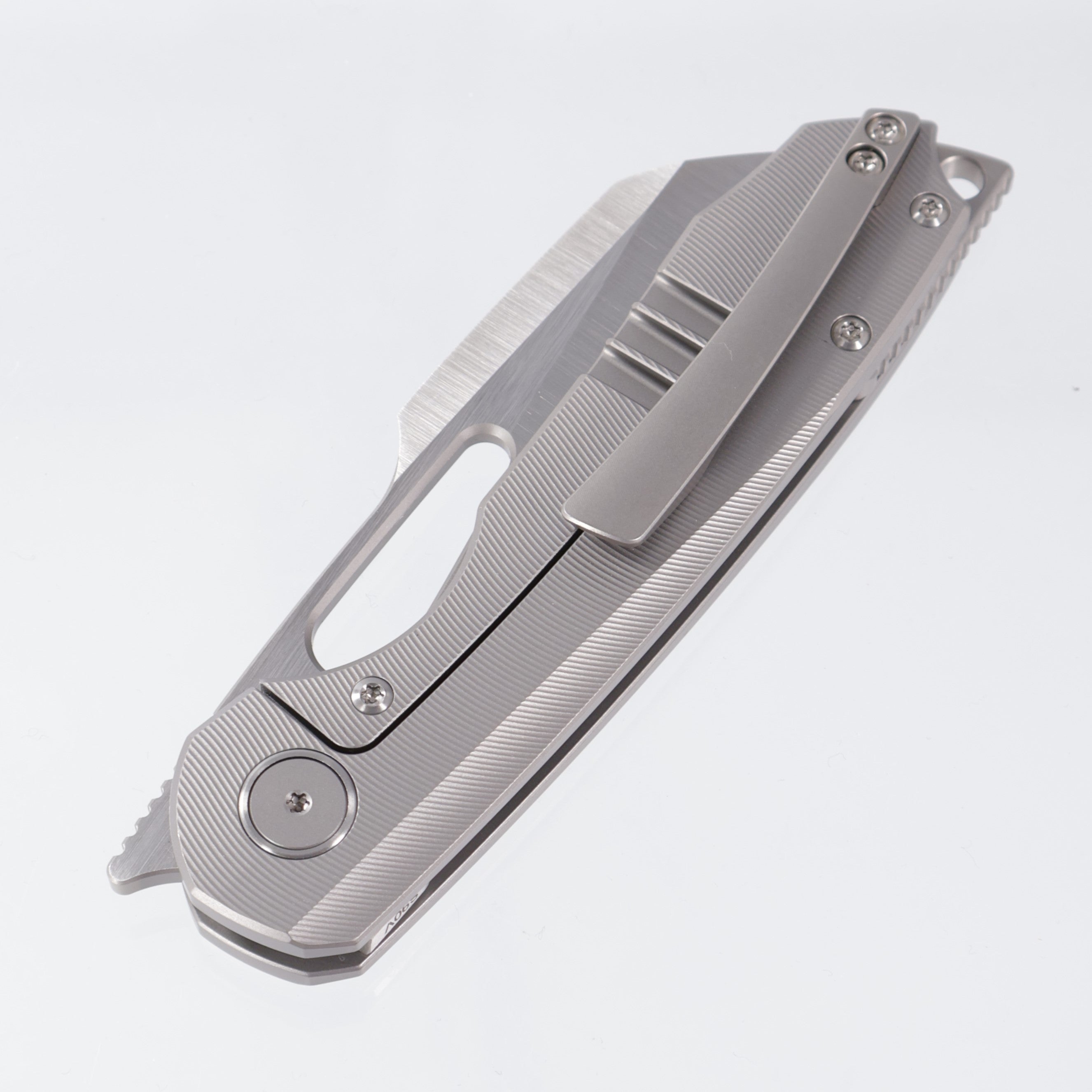 Sparrow Knife Co. Frame Lock Strix - Micromilled Titanium - Satin S90V