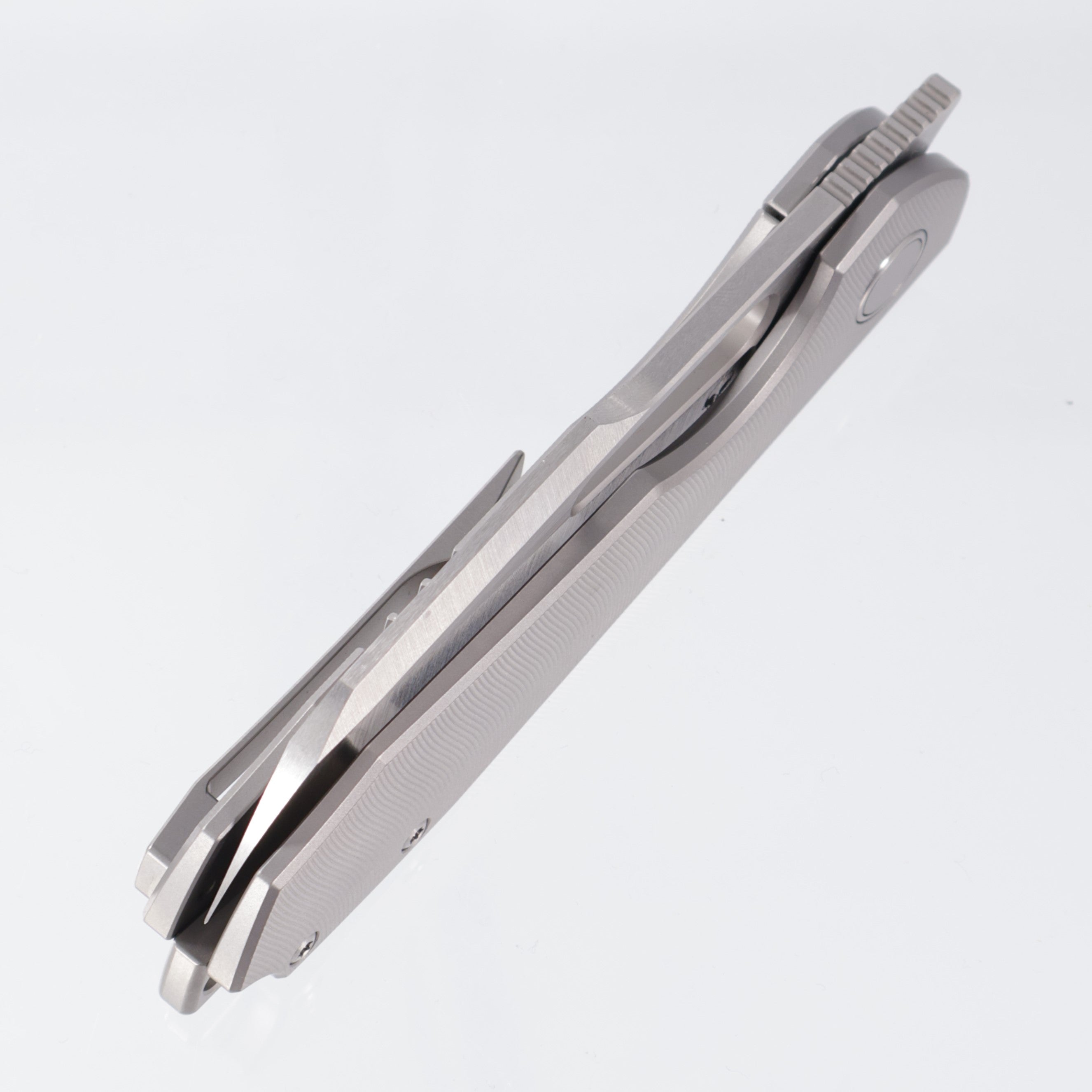 Sparrow Knife Co. Frame Lock Strix - Micromilled Titanium - Satin S90V