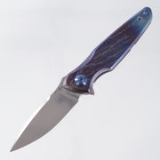 Spartan Blades Pandia Flipper - Stormwatch Edition - Lightning Ano w/ Blue Hardware - Stonewash Magnacut - BR-OP Exclusive