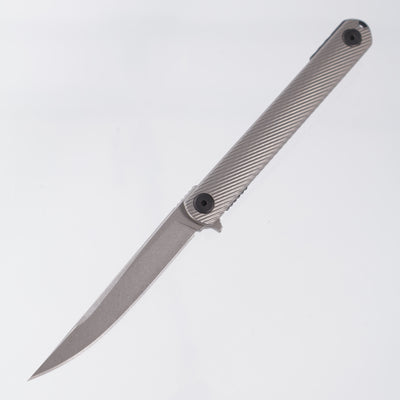 Spartan Field Grade Nemec - Titanium - Stonewash S35VN - SFBL12TI