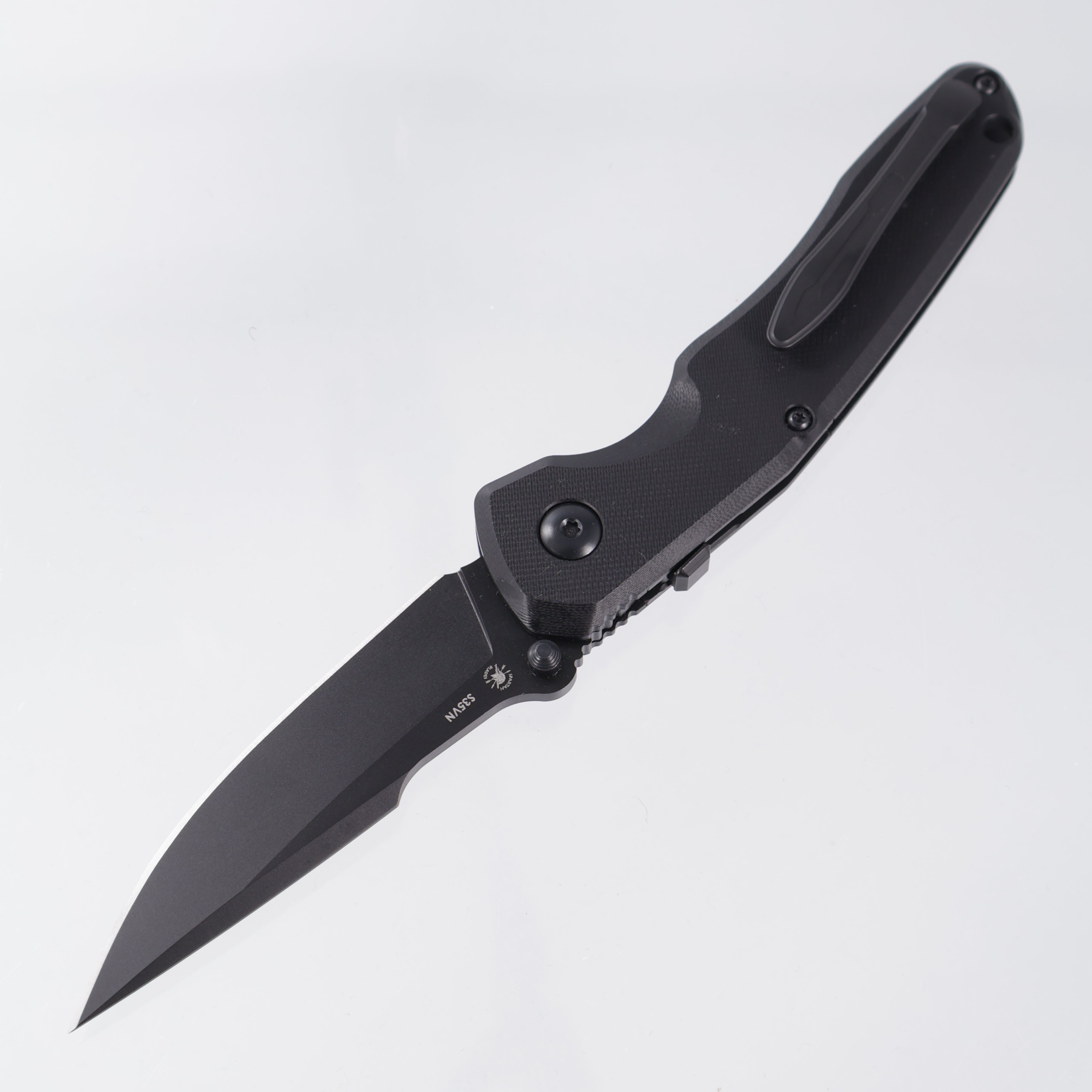 Spartan Field Grade Soter - Black G10 w/ RaceLock - Black PVD S35VN - SFBL14BKBK