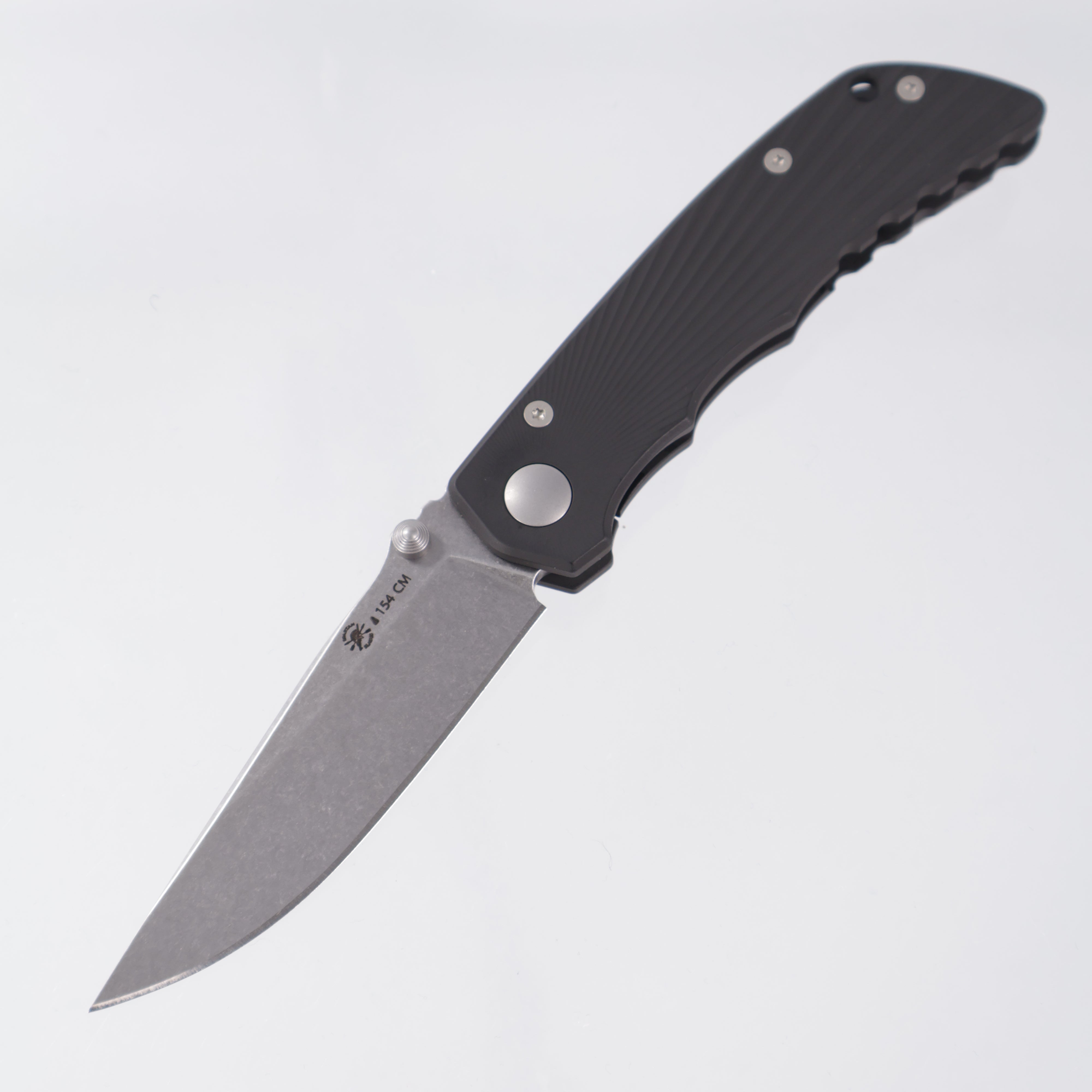 Spartan Field Grade Talos II - Black Cerakote Starburst Aluminum - Stonewash 154CM - SFBL13BKSW