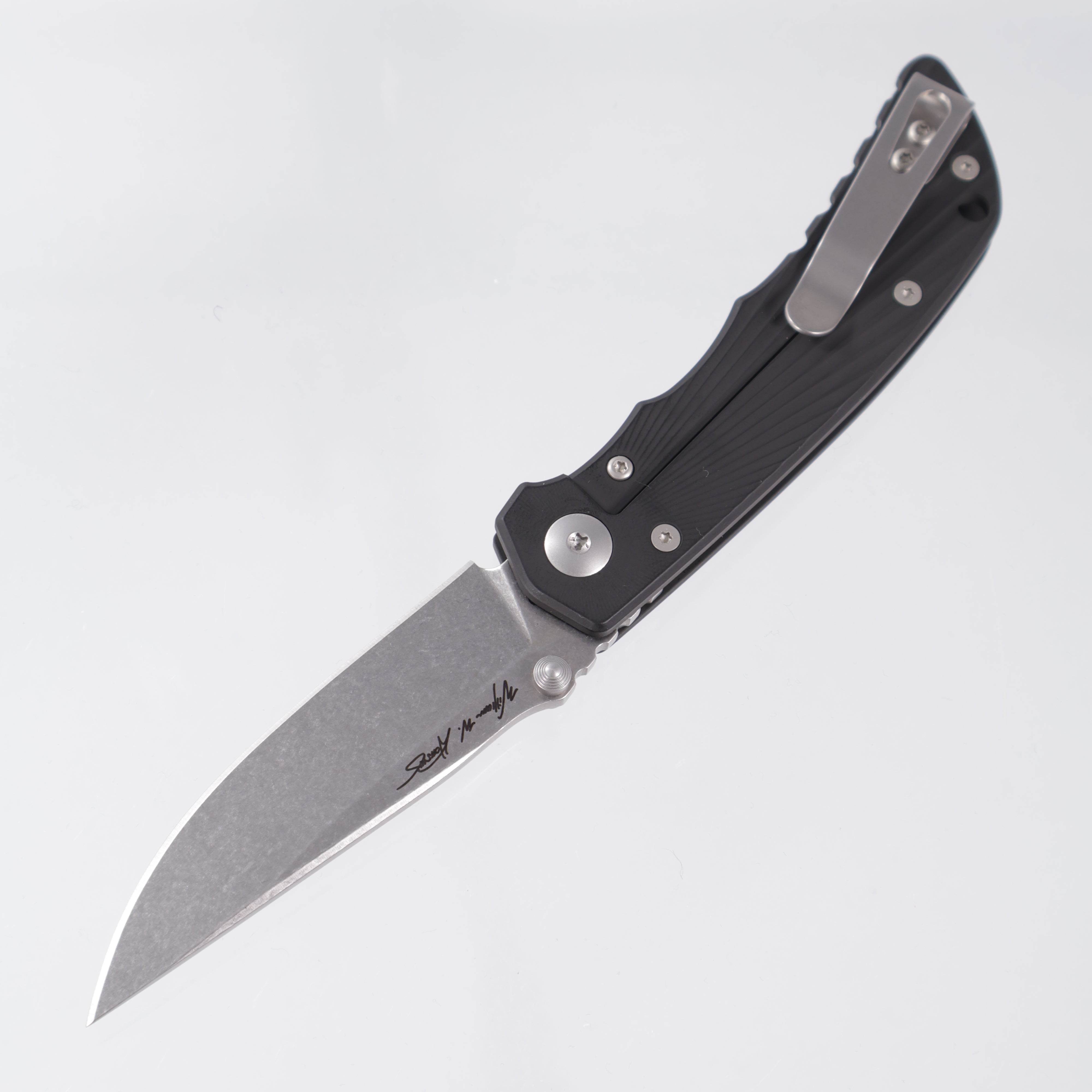 Spartan Field Grade Talos II - Black Cerakote Starburst Aluminum - Stonewash 154CM - SFBL13BKSW