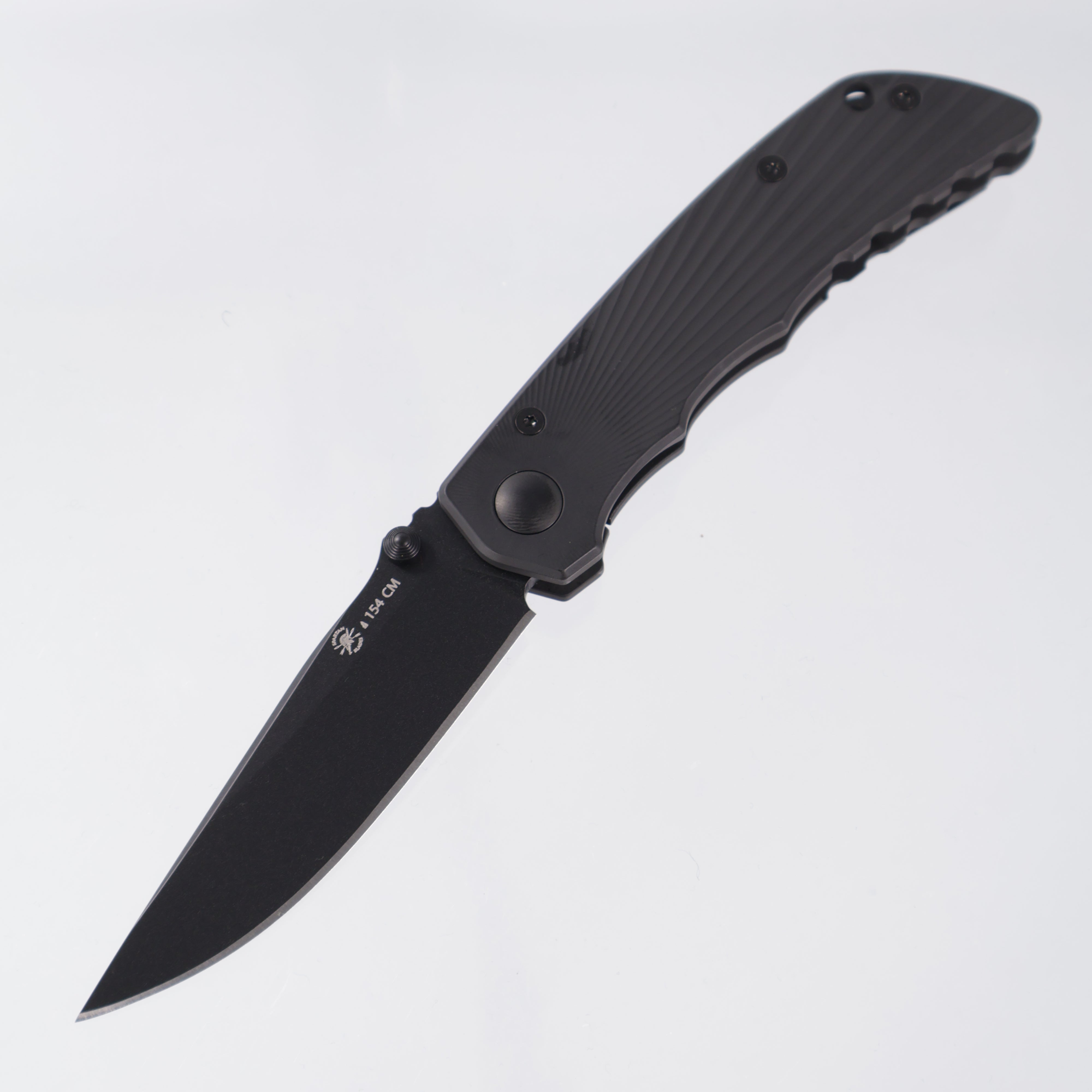 Spartan Field Grade Talos II - Black Cerakote Starburst Aluminum - Black Ti-Nitride 154CM - SFBL13BKBK