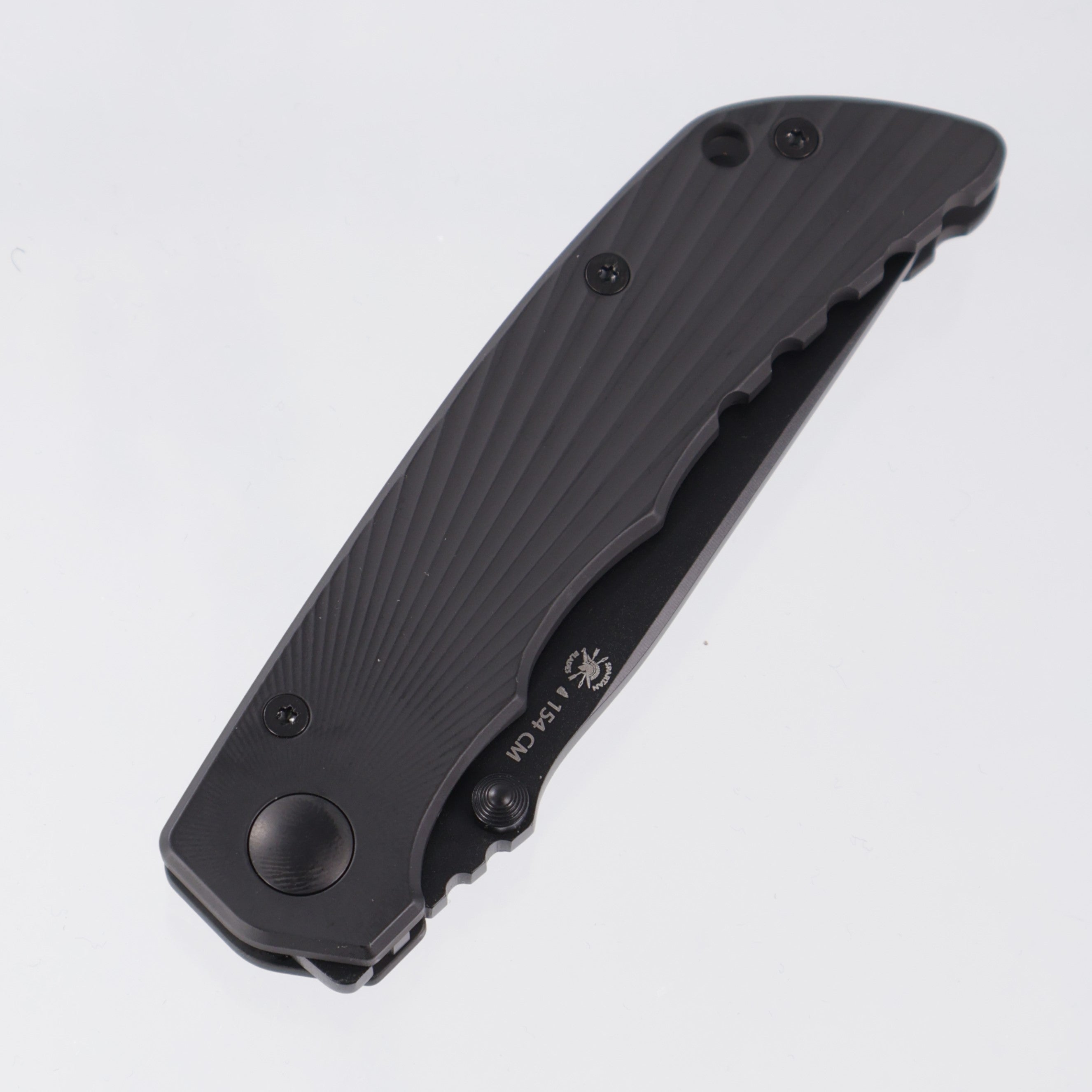 Spartan Field Grade Talos II - Black Cerakote Starburst Aluminum - Black Ti-Nitride 154CM - SFBL13BKBK