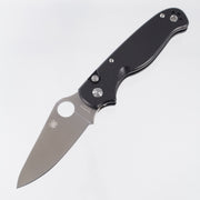 Spyderco Button Up - Black G10 - Satin 8Cr13MoV - C275GP