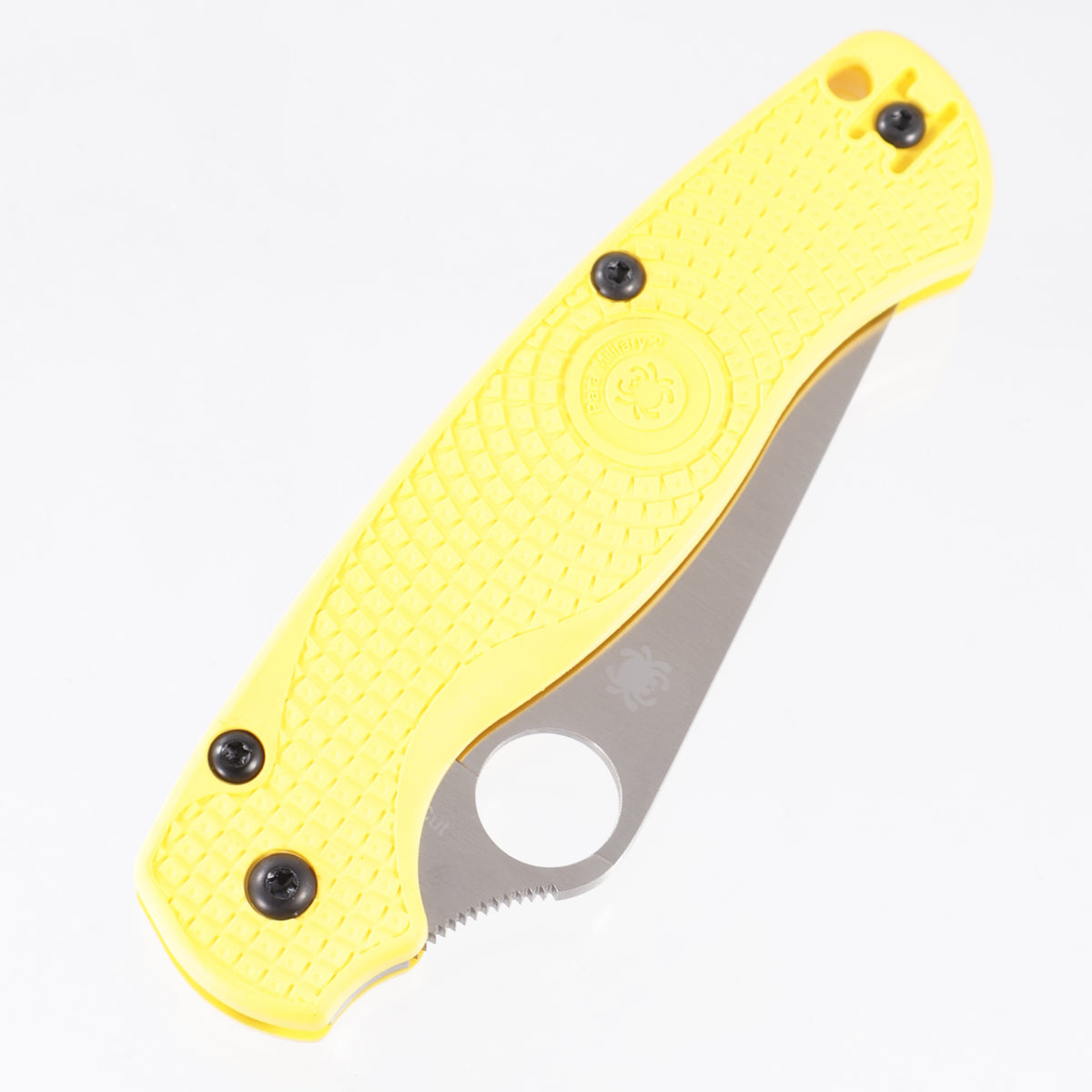 Spyderco Paramilitary 2 Lighweight Salt - Yellow FRN - Satin Magnacut - C81PYL2