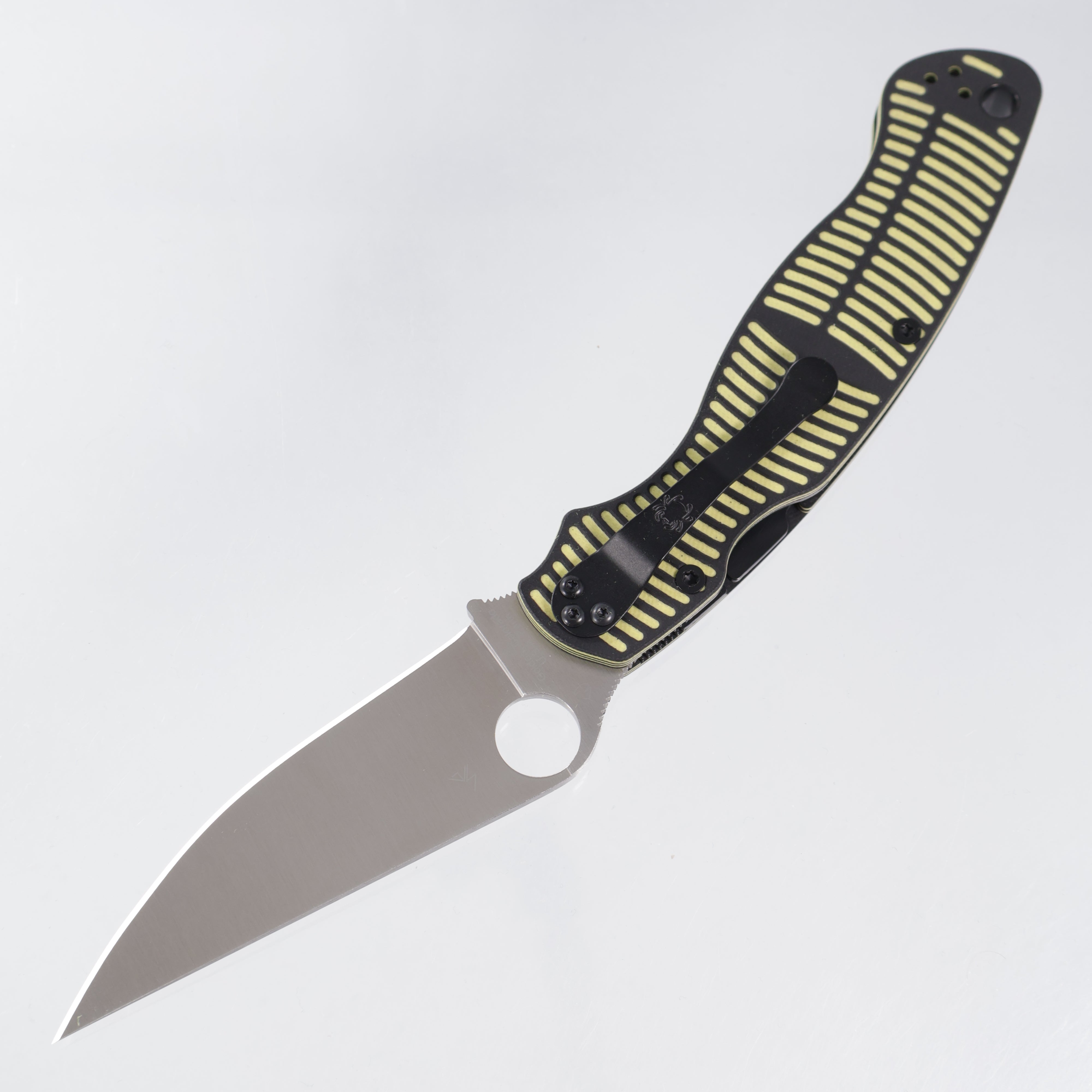 Spyderco Military 2 Salt - Black & Yellow Bi-Directional G10 - Satin Magnacut - C36GBKYLMCP2