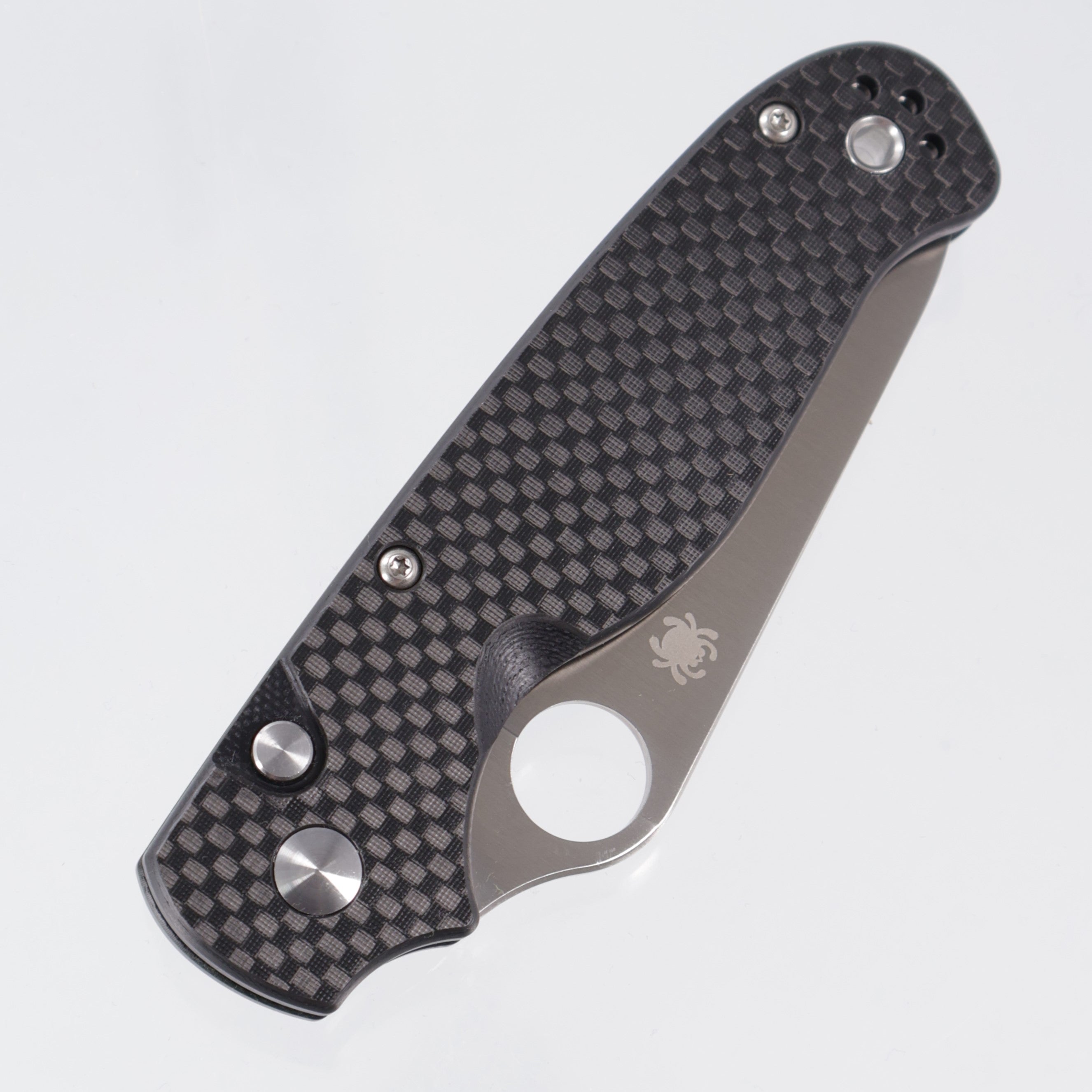 Spyderco Button Up - Carbon Fiber / G10 Laminate - Satin 8Cr13MoV - C275CFP