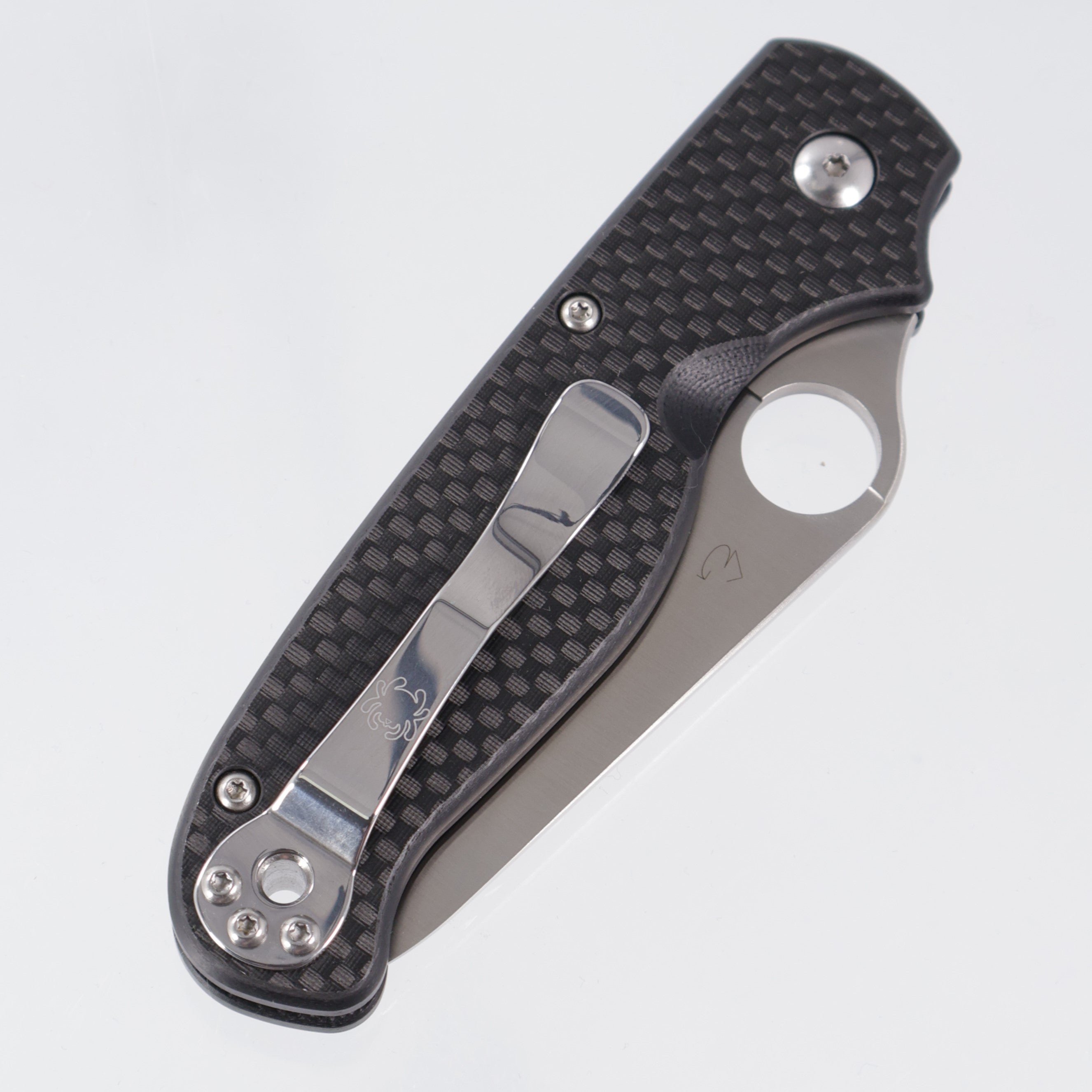 Spyderco Button Up - Carbon Fiber / G10 Laminate - Satin 8Cr13MoV - C275CFP