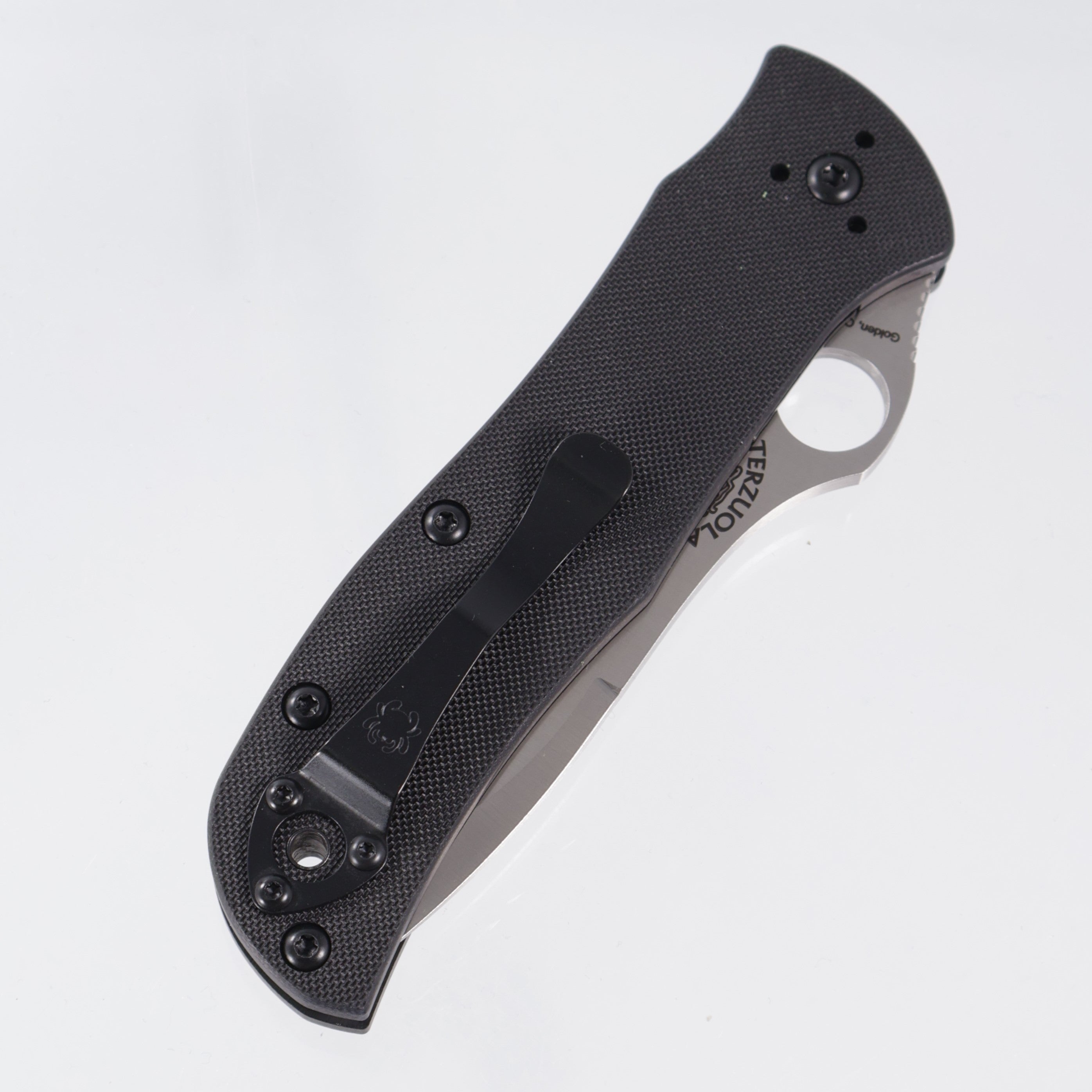 Spyderco Starmate Sprint Run - Black G10 w/ Terzuola Badge - Satin 20CV - C55G20CVP
