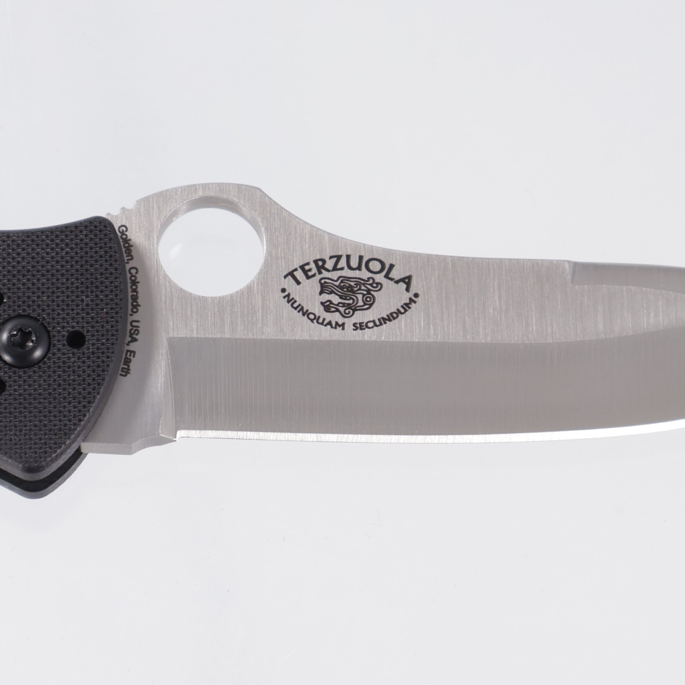 Spyderco Starmate Sprint Run - Black G10 w/ Terzuola Badge - Satin 20CV - C55G20CVP