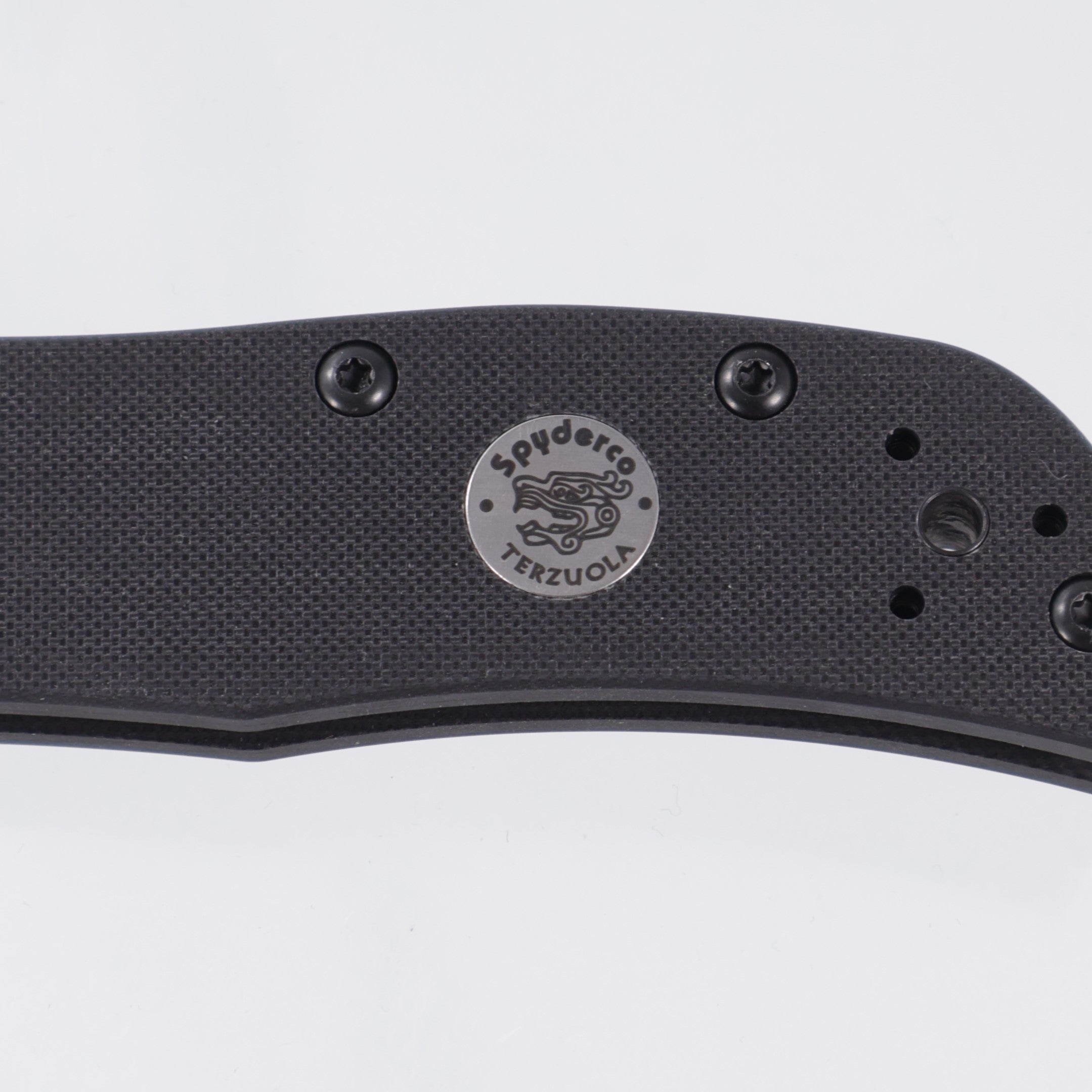 Spyderco Starmate Sprint Run - Black G10 w/ Terzuola Badge - Satin 20CV - C55G20CVP