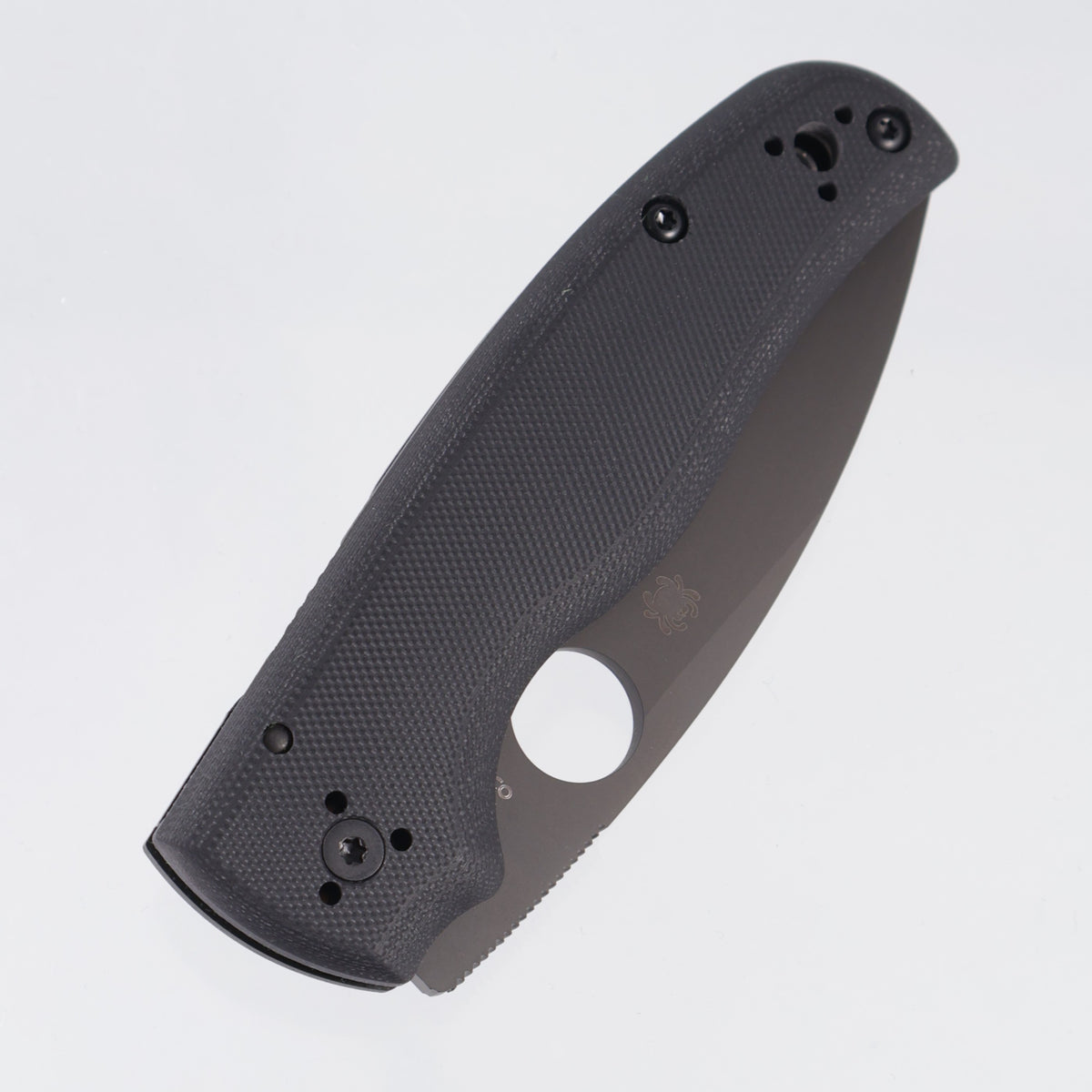 Spyderco Shaman - Black Contoured G10 - DLC S30V - C229GPBK