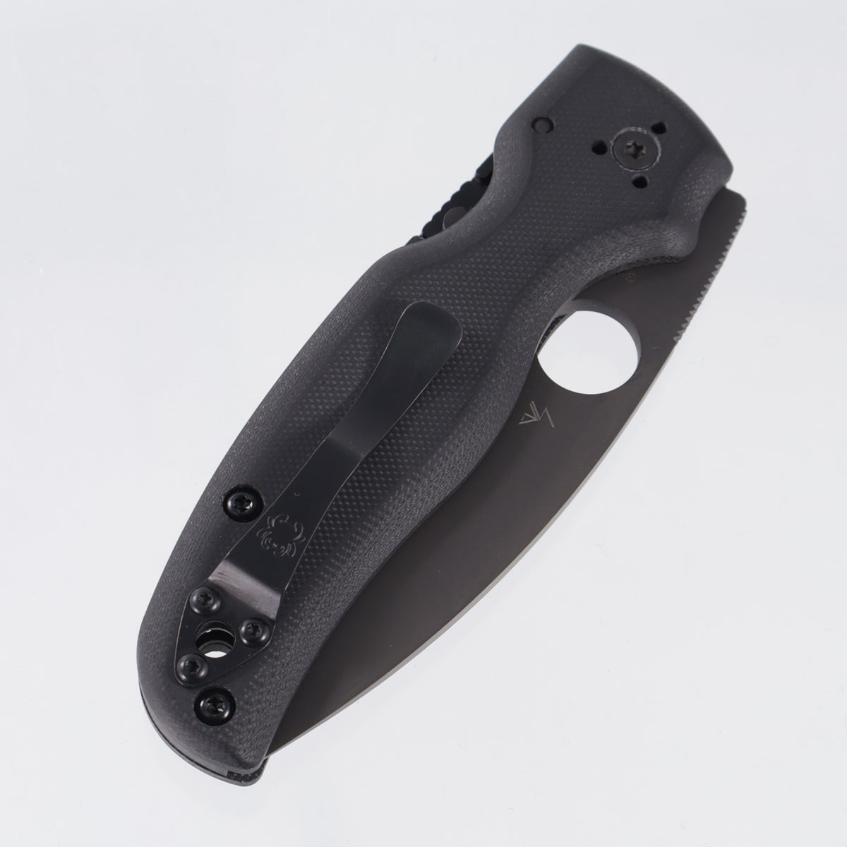 Spyderco Shaman - Black Contoured G10 - DLC S30V - C229GPBK