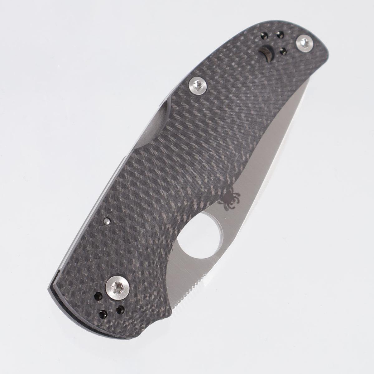 Spyderco Native 5 - Fluted Carbon Fiber - Satin S90V - C41CFFP5