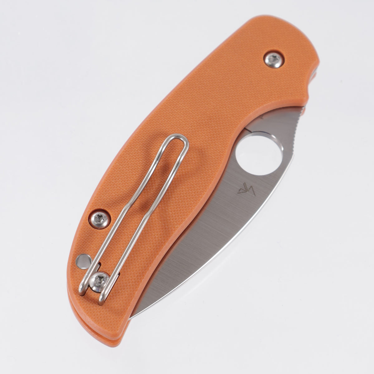 Spyderco Sage 6 - Burnt Orange G10 - Satin Rex 121 - C123GPBOR