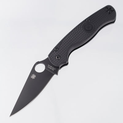 Spyderco Paramilitary 2 Lighweight - Black FRN - DLC CTS-BD1N - C81PBBK2