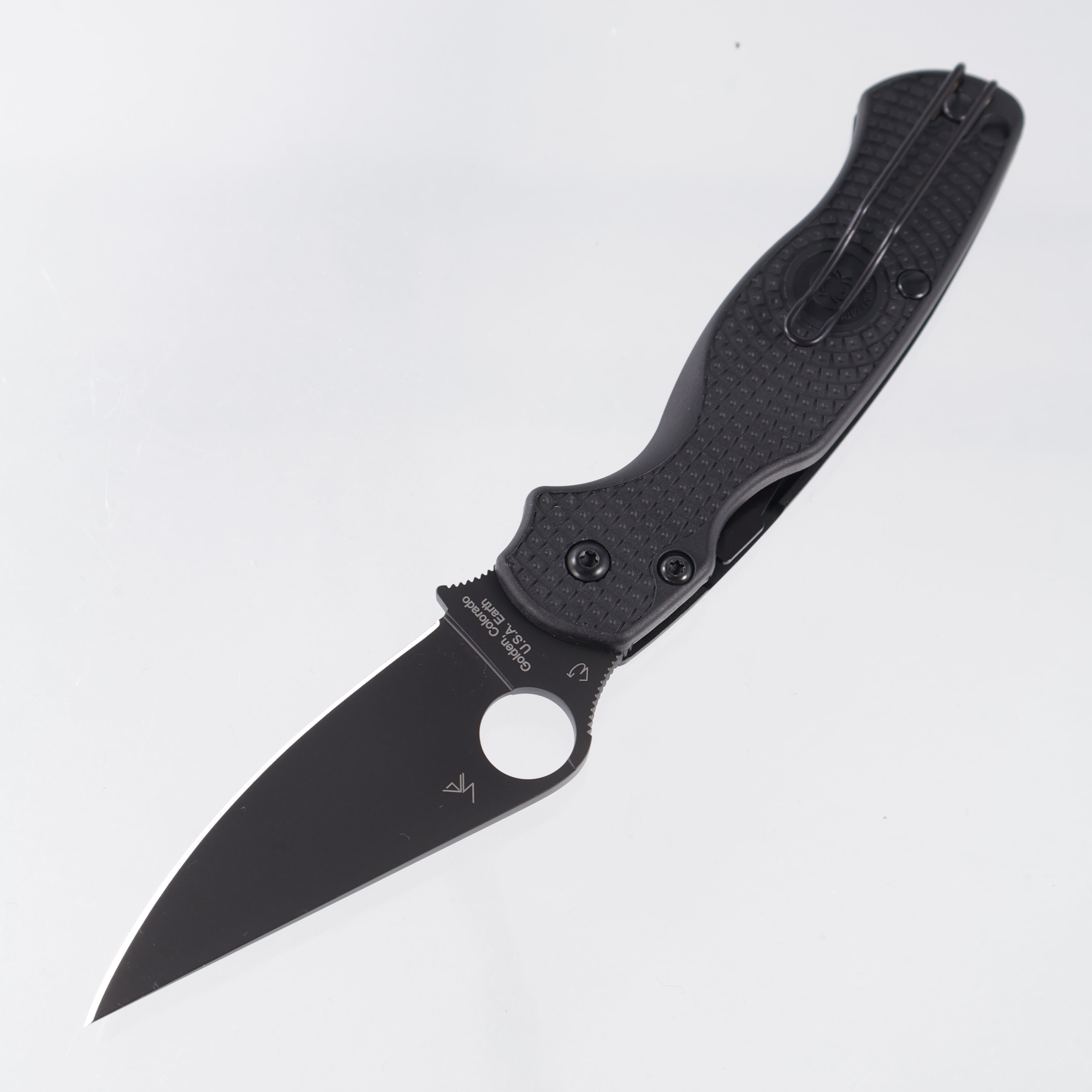 Spyderco Paramilitary 2 Lighweight - Black FRN - DLC CTS-BD1N - C81PBBK2