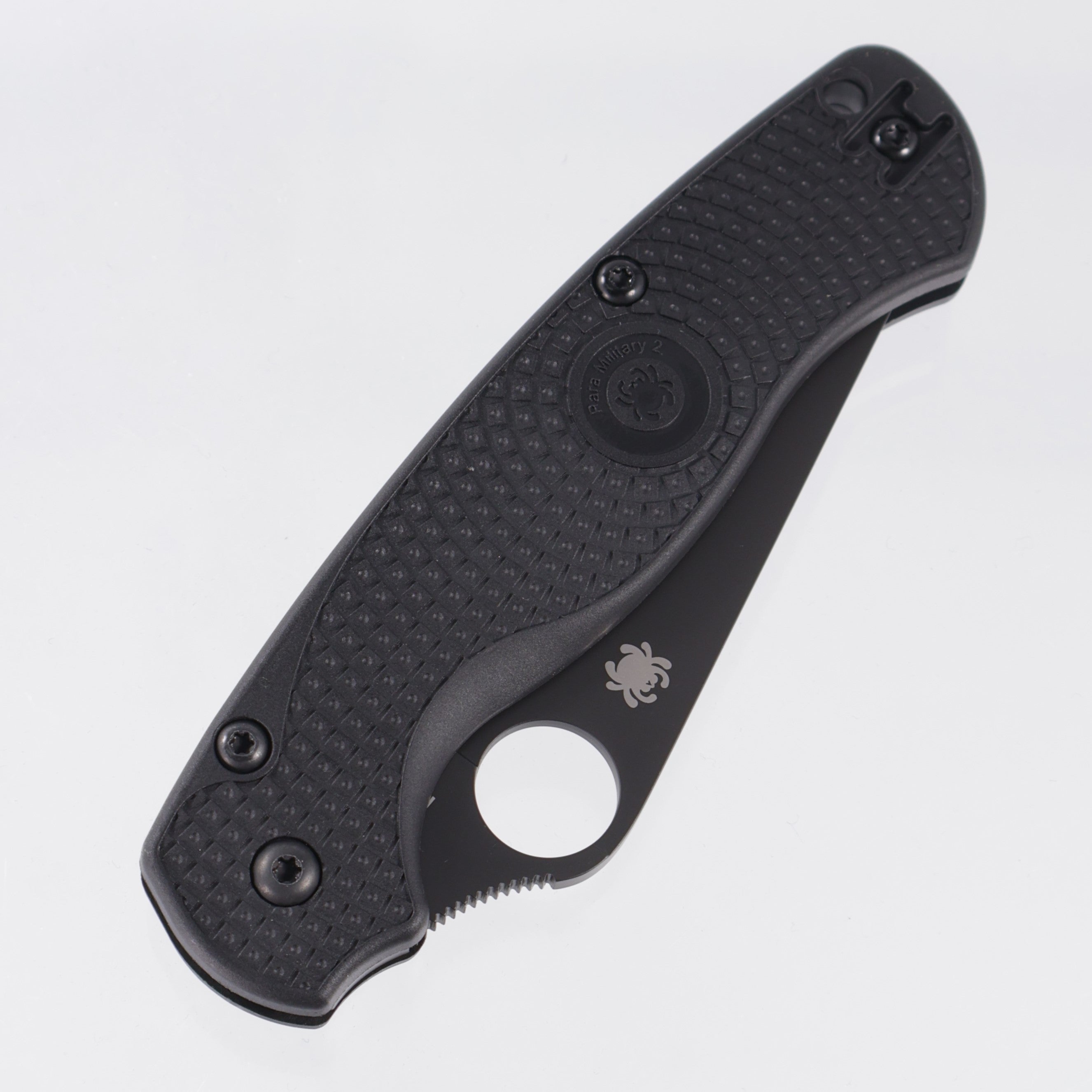 Spyderco Paramilitary 2 Lighweight - Black FRN - DLC CTS-BD1N - C81PBBK2
