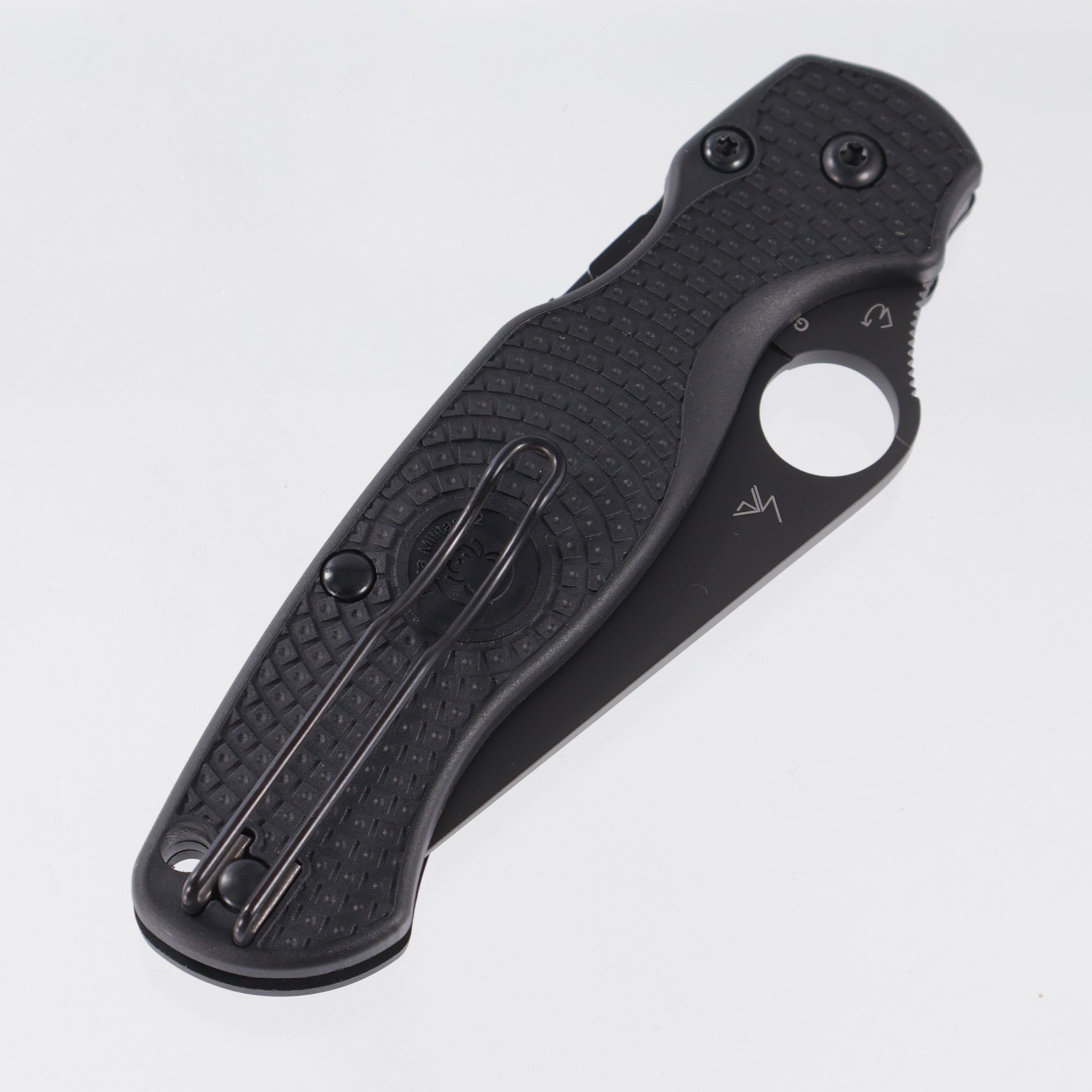 Spyderco Paramilitary 2 Lighweight - Black FRN - DLC CTS-BD1N - C81PBBK2
