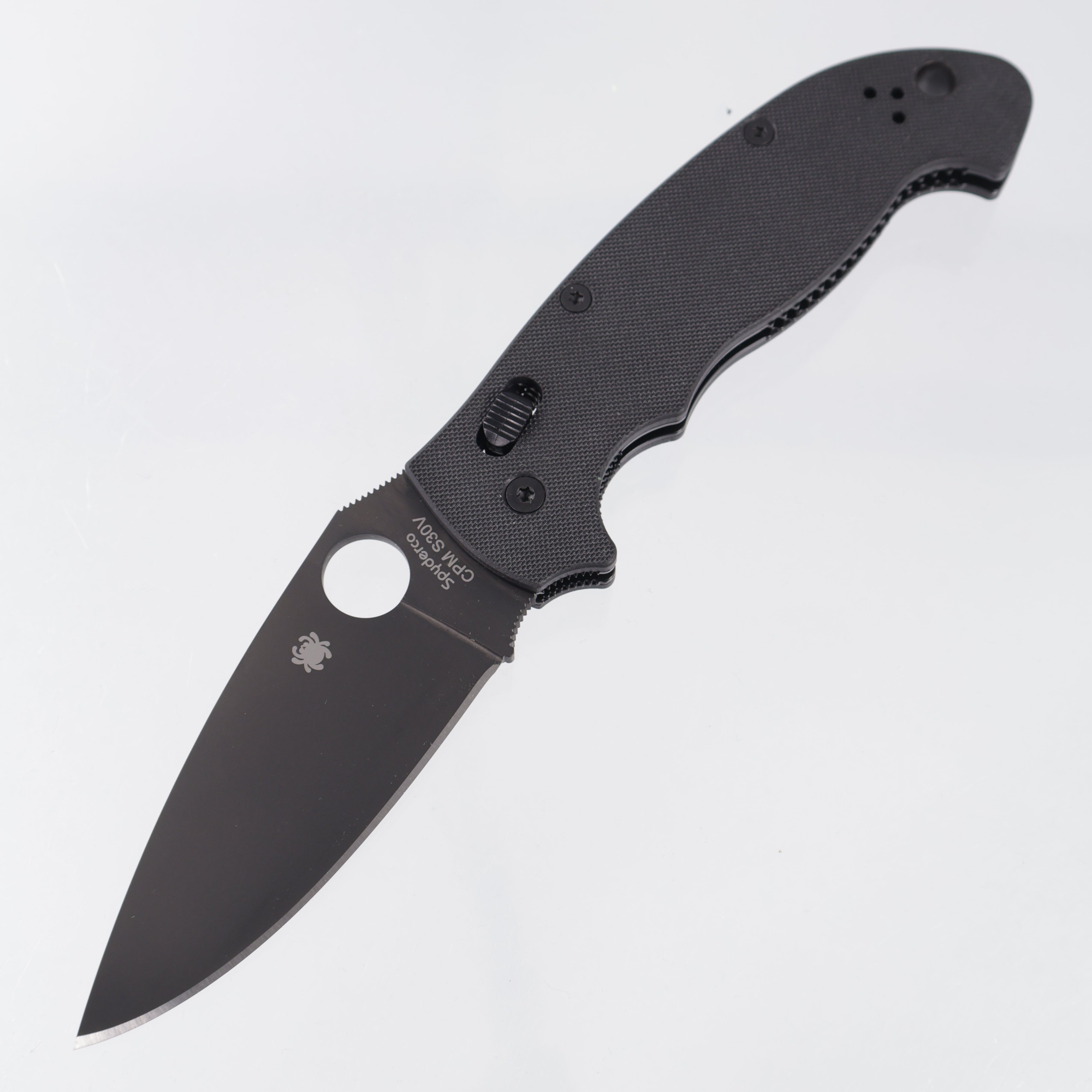 Spyderdo Manix 2 XL - Black G10 - DLC S30V - C95GPBBK2