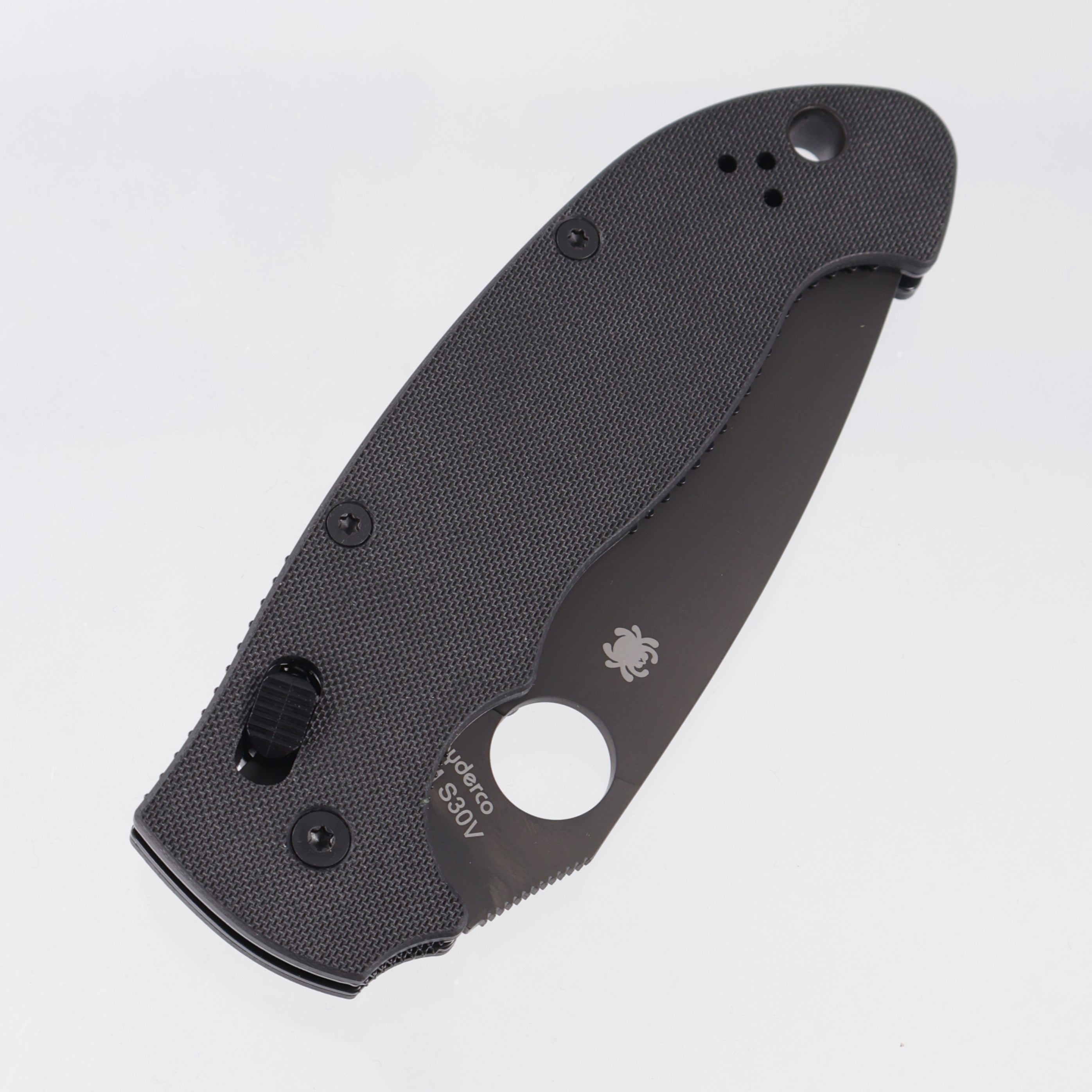 Spyderdo Manix 2 XL - Black G10 - DLC S30V - C95GPBBK2