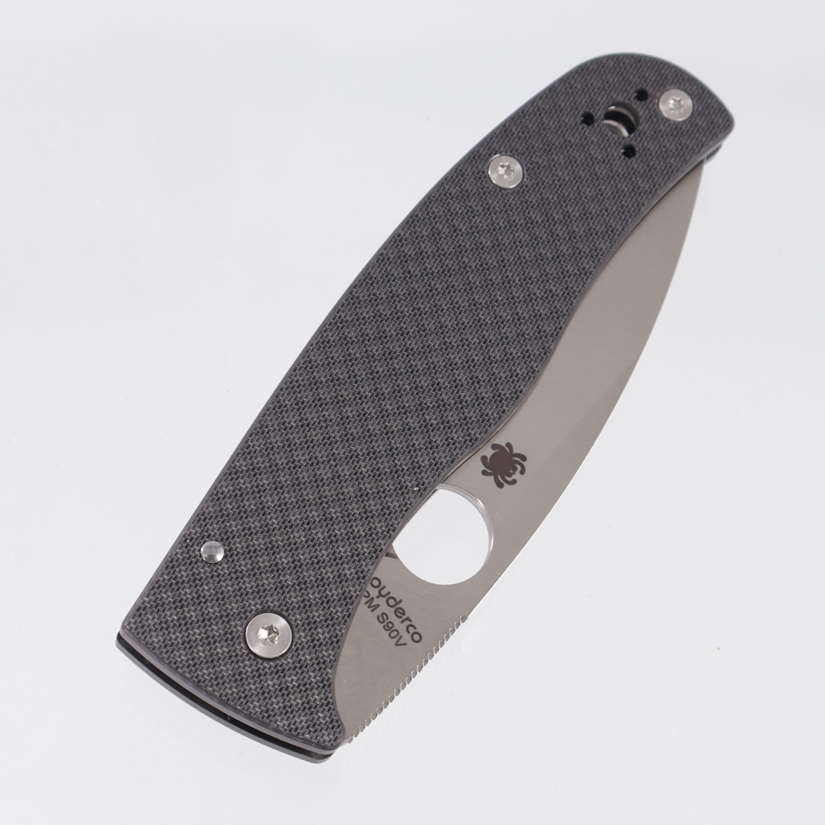 Spyderco Bodacious Sprint Run - Peel Ply Carbon Fiber - Satin S90V - C263CFP90V