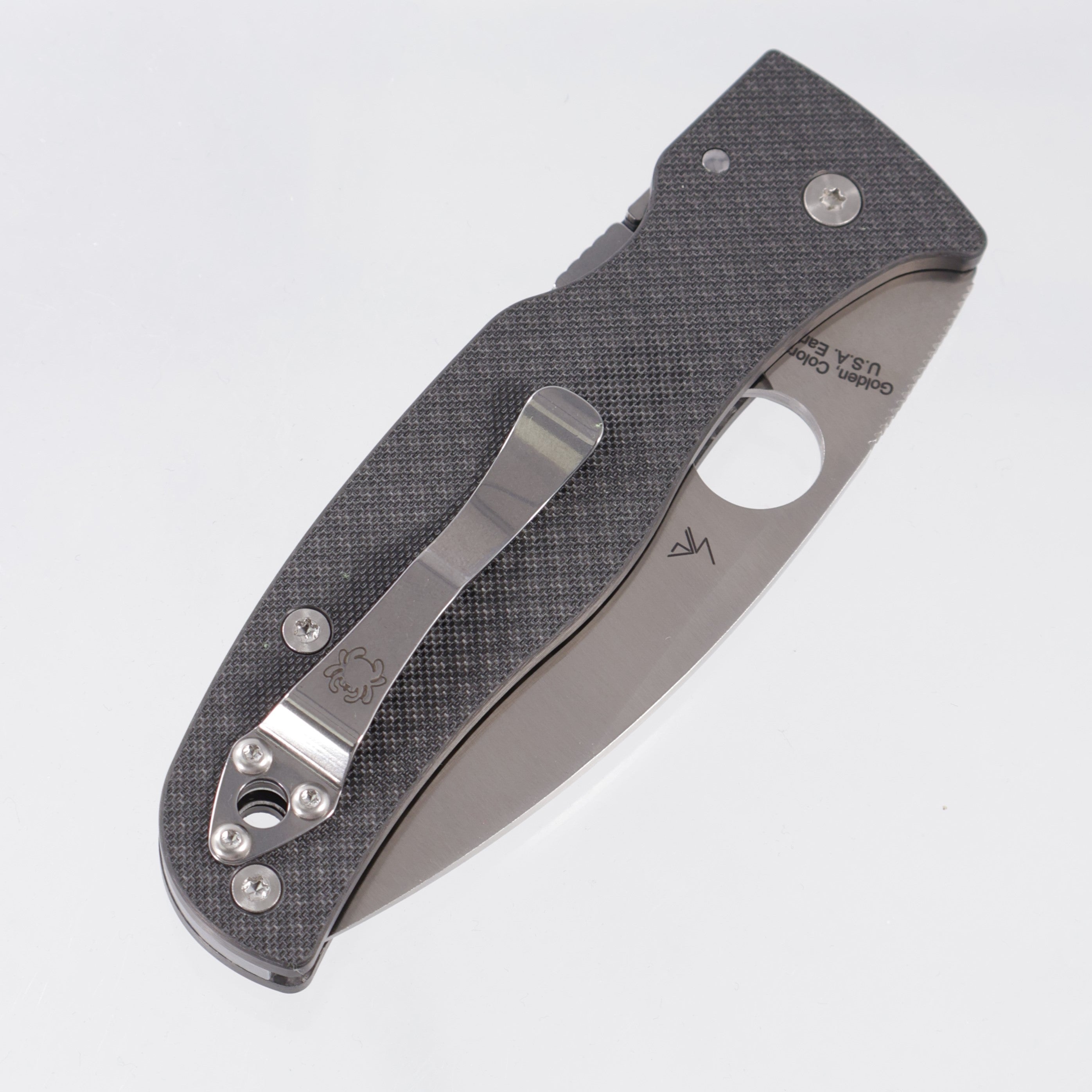Spyderco Bodacious Sprint Run - Peel Ply Carbon Fiber - Satin S90V - C263CFP90V