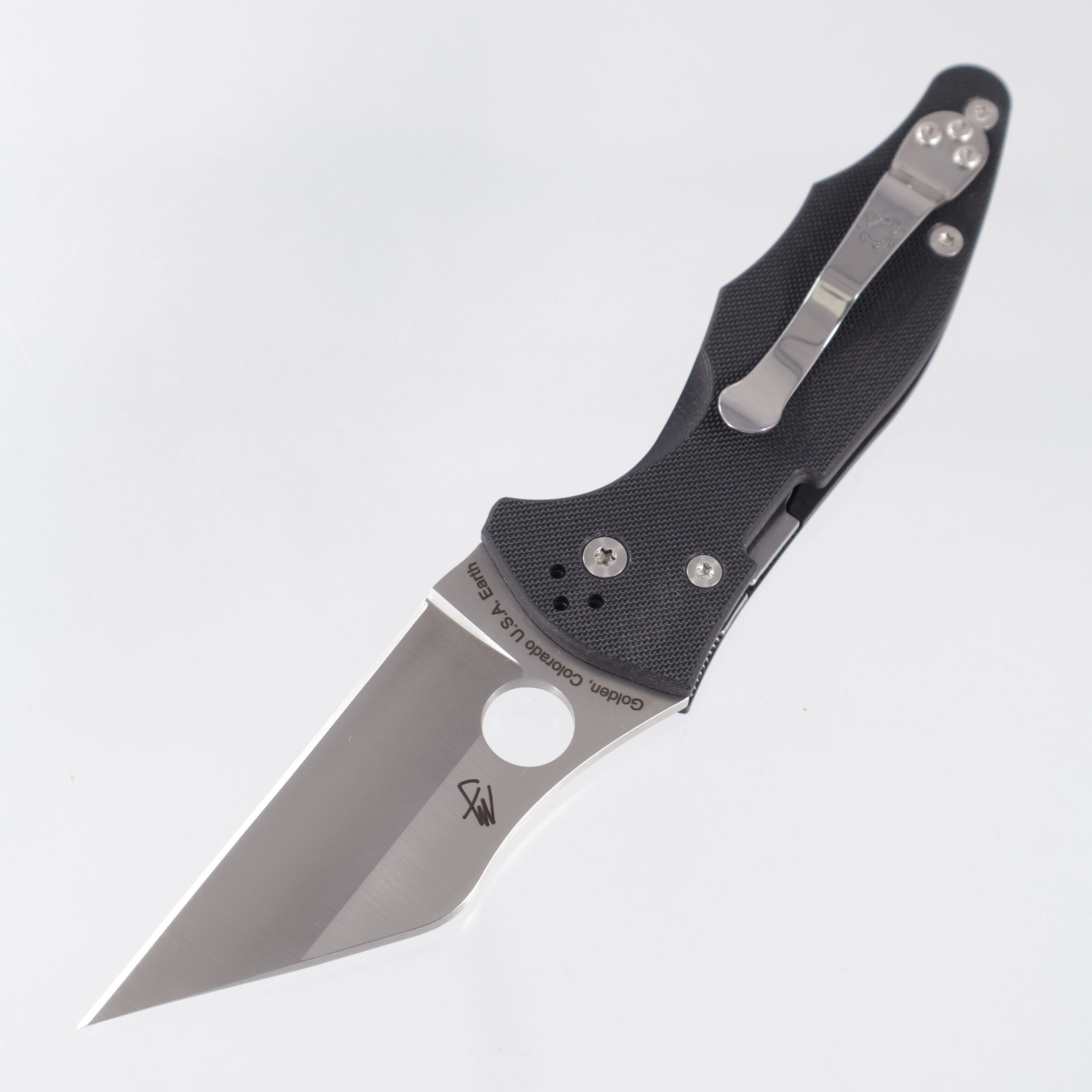 Spydero Yojimbo 2 - Black G10 - Satin S30V - C85GP2