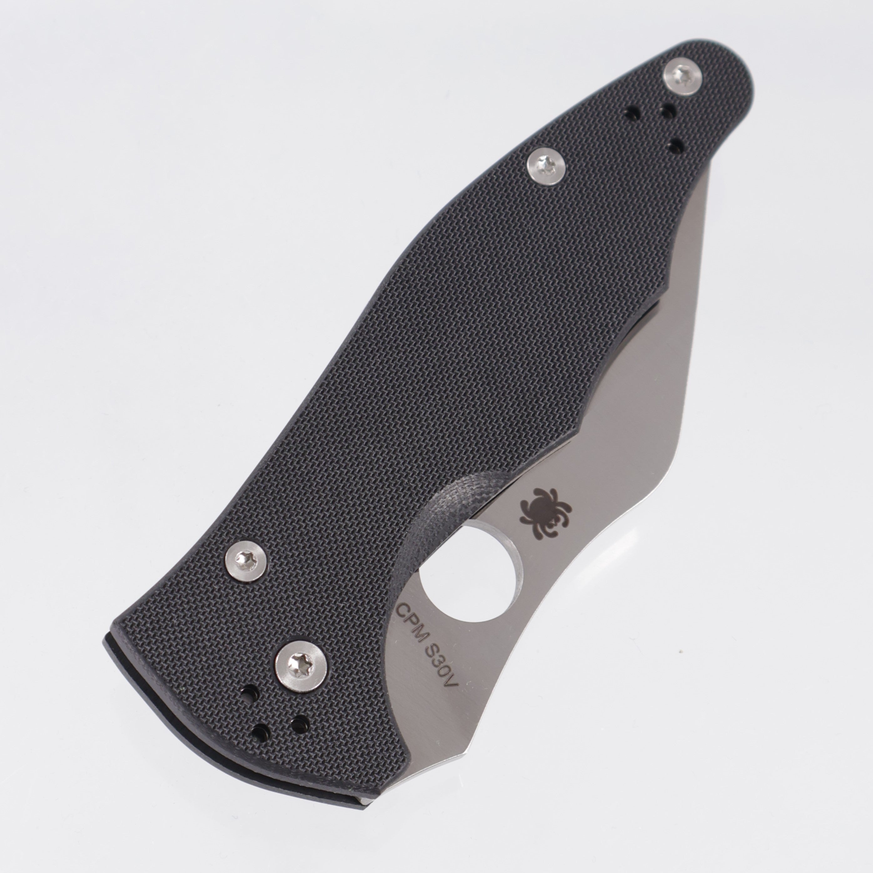 Spydero Yojimbo 2 - Black G10 - Satin S30V - C85GP2