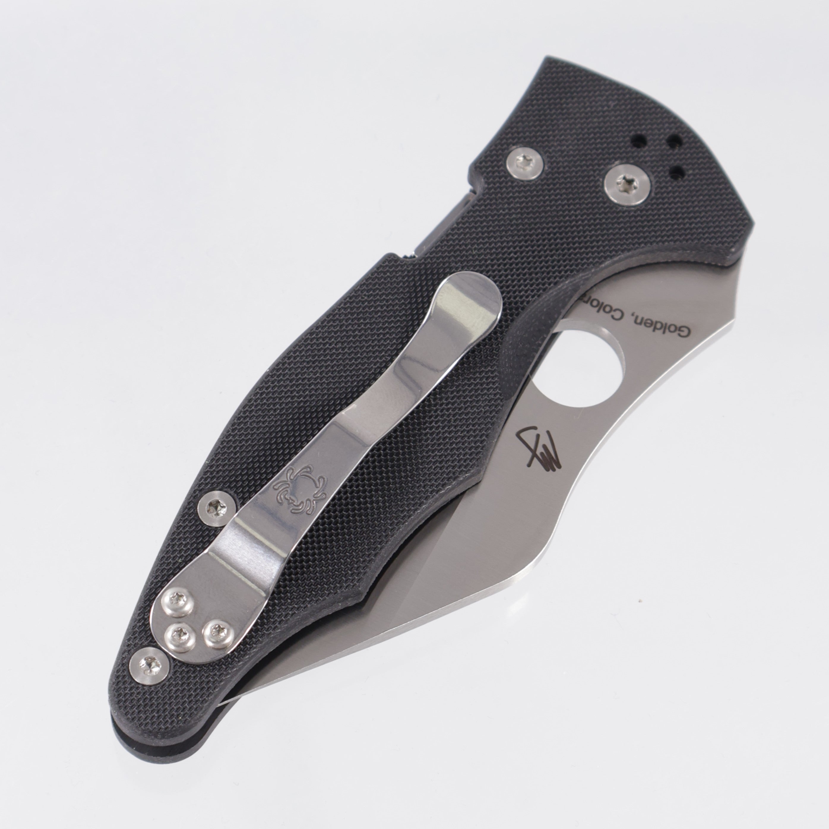Spydero Yojimbo 2 - Black G10 - Satin S30V - C85GP2