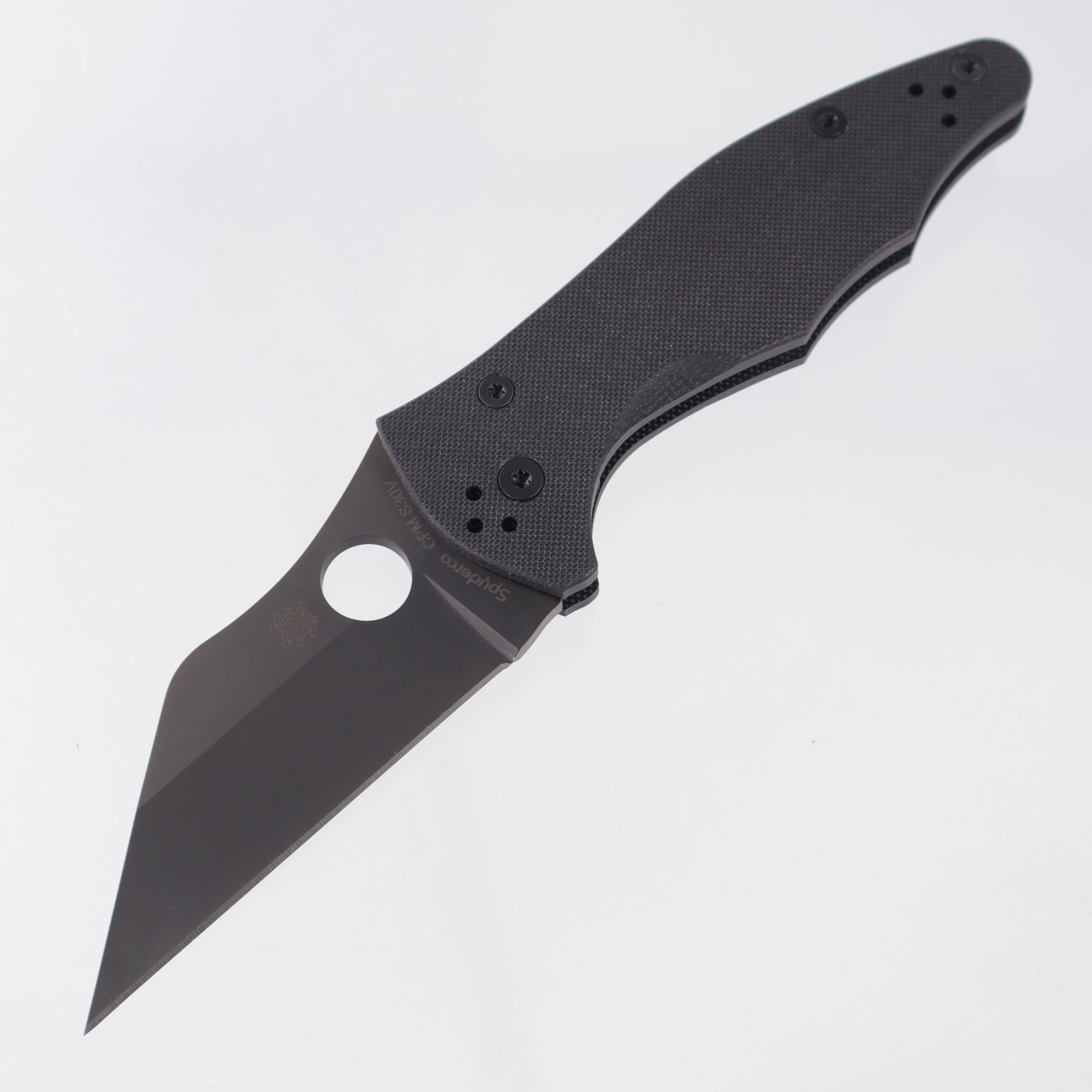 Spydero Yojimbo 2 - Black G10 - DLC S30V - C85GPBBK2