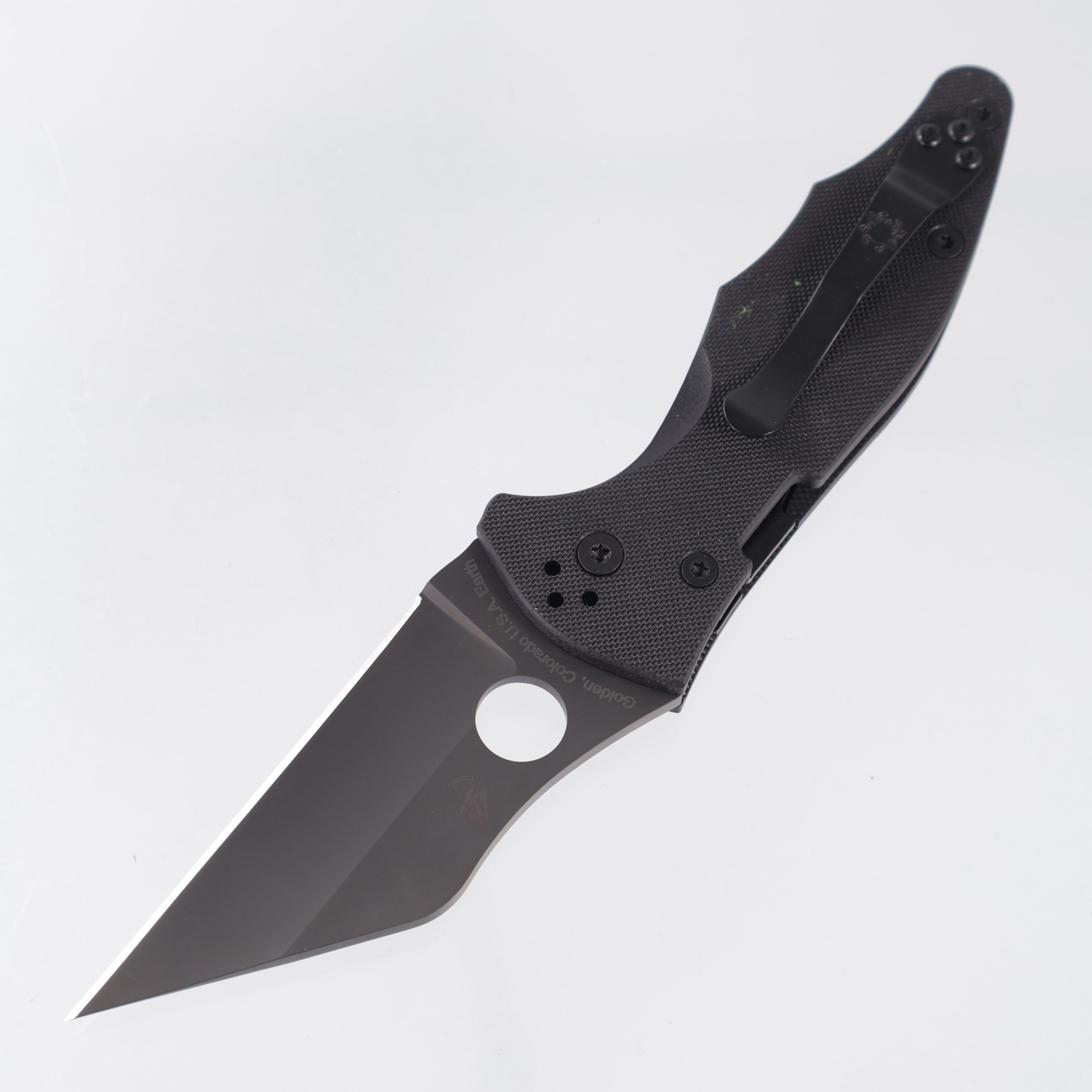 Spydero Yojimbo 2 - Black G10 - DLC S30V - C85GPBBK2