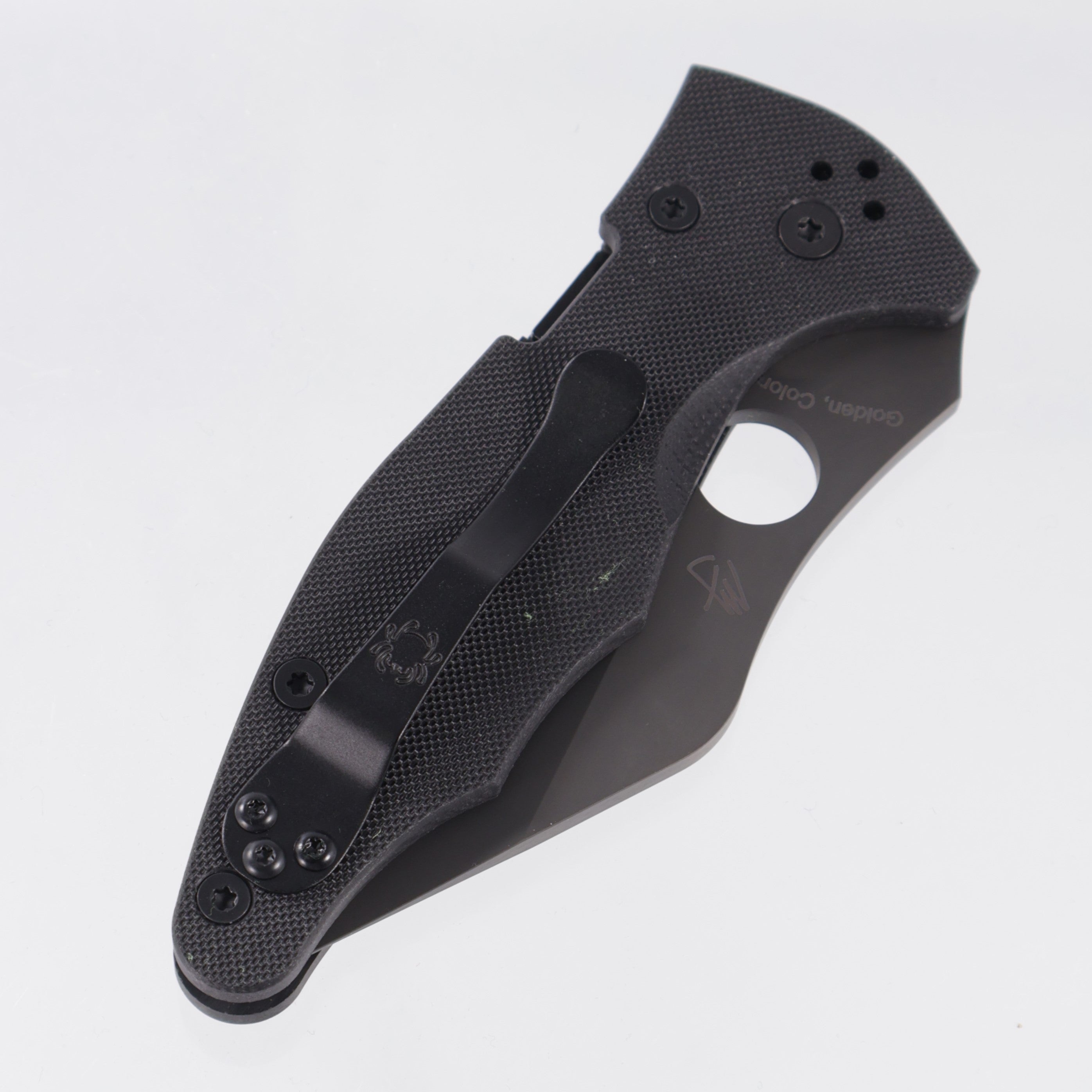 Spydero Yojimbo 2 - Black G10 - DLC S30V - C85GPBBK2