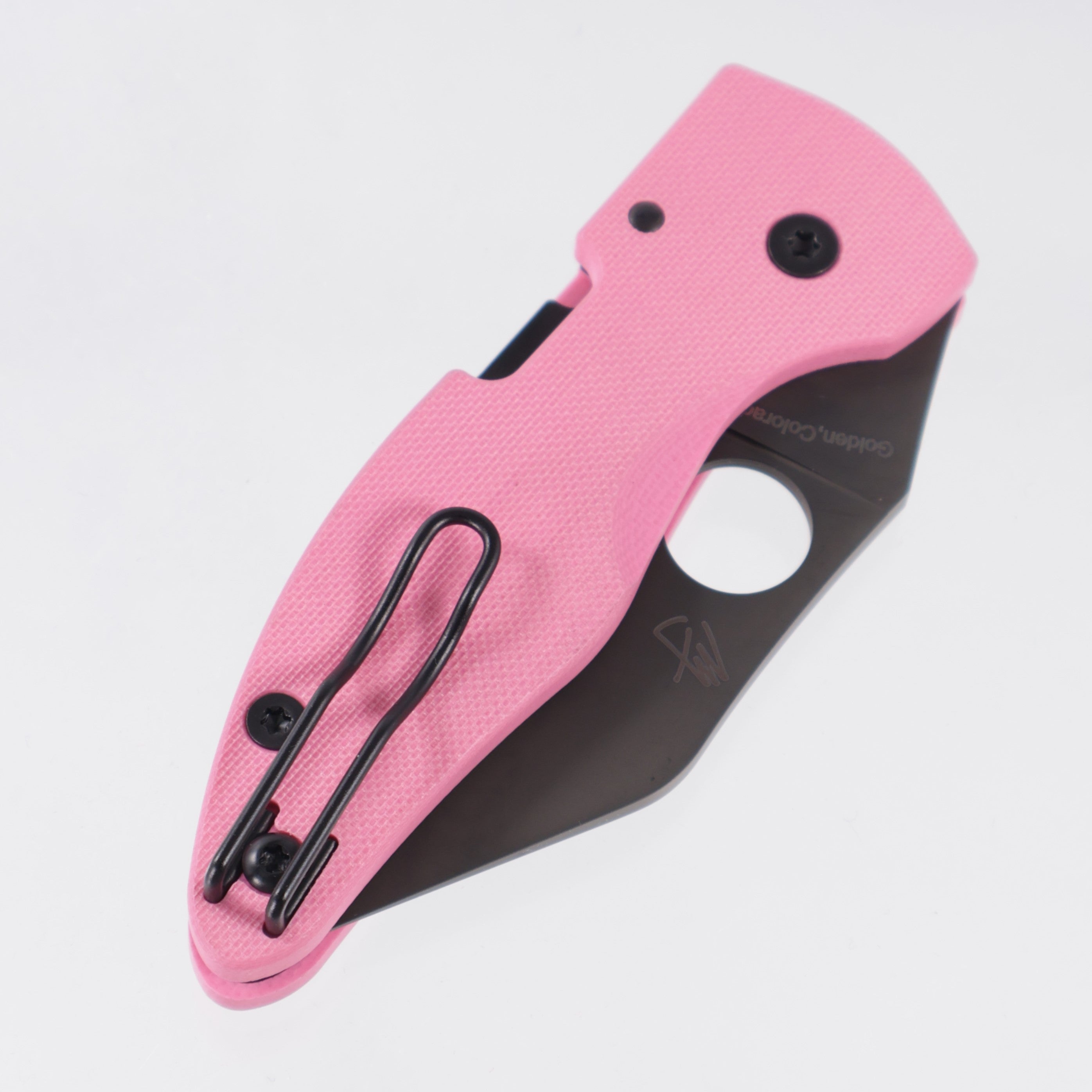 Spyderco MicroJimbo Sprint Run - Pink G10 - DLC S30V - C264GPNBKP