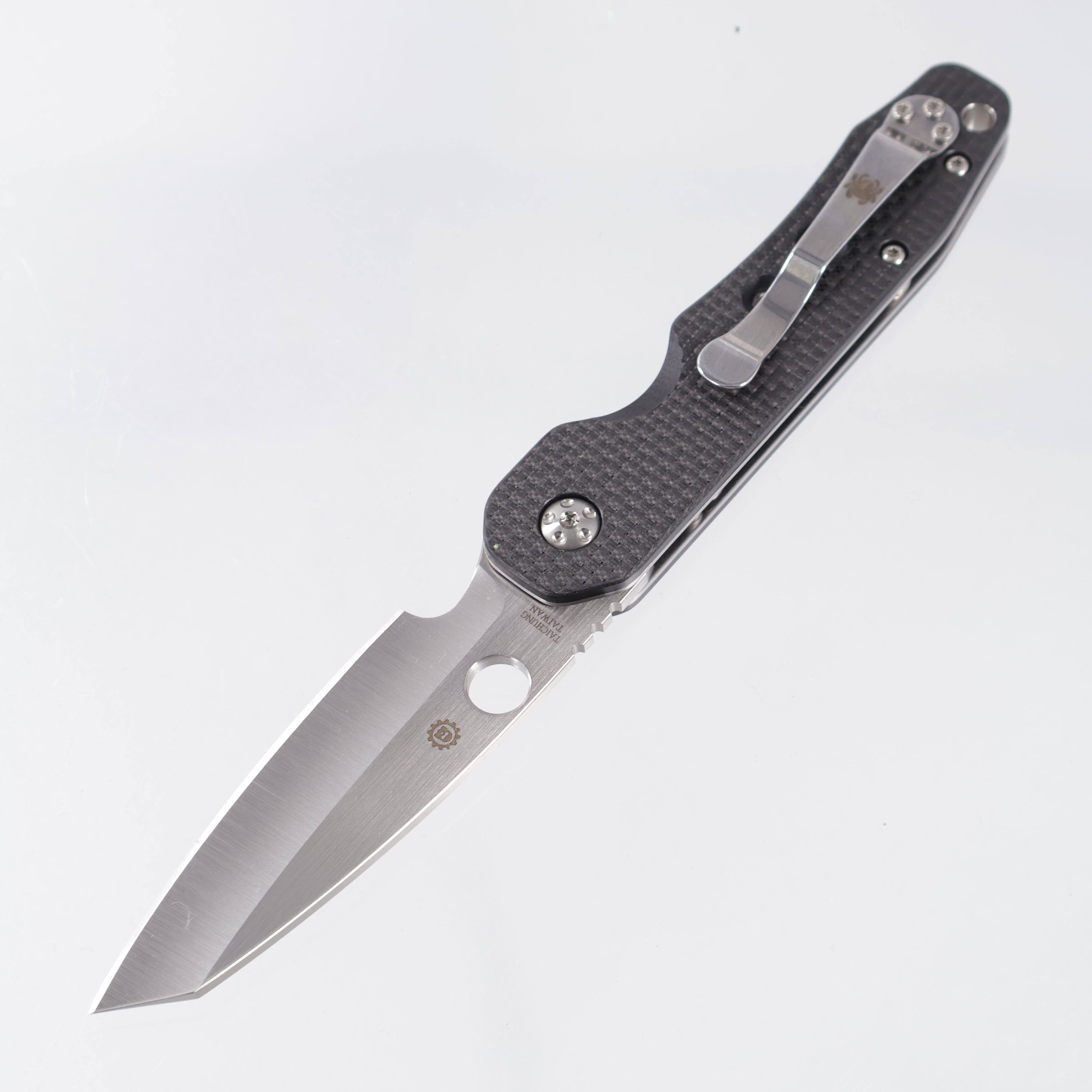 Spyderco Smock - Carbon Fiber / G10 Laminate - Satin S30V - C240CFP