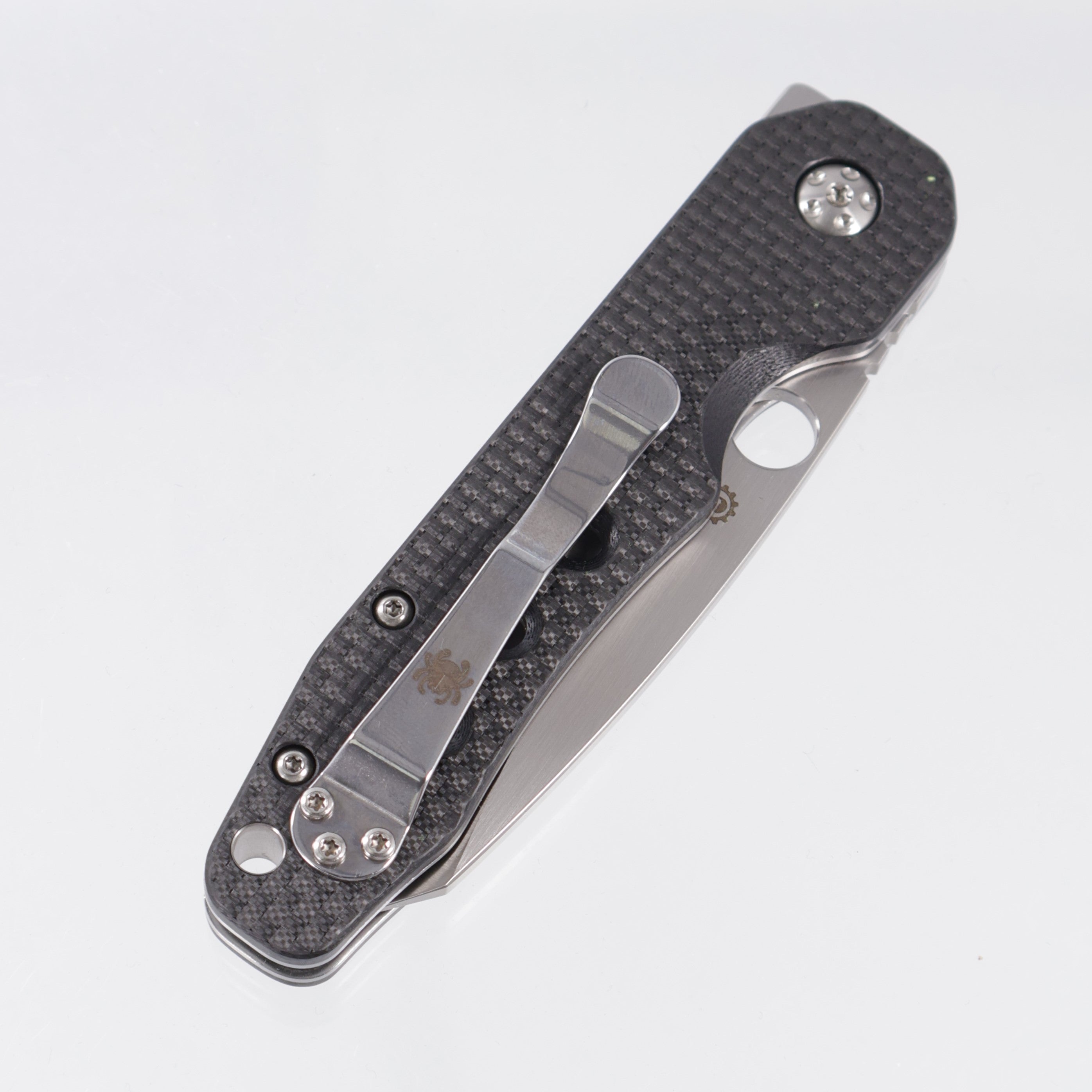 Spyderco Smock - Carbon Fiber / G10 Laminate - Satin S30V - C240CFP