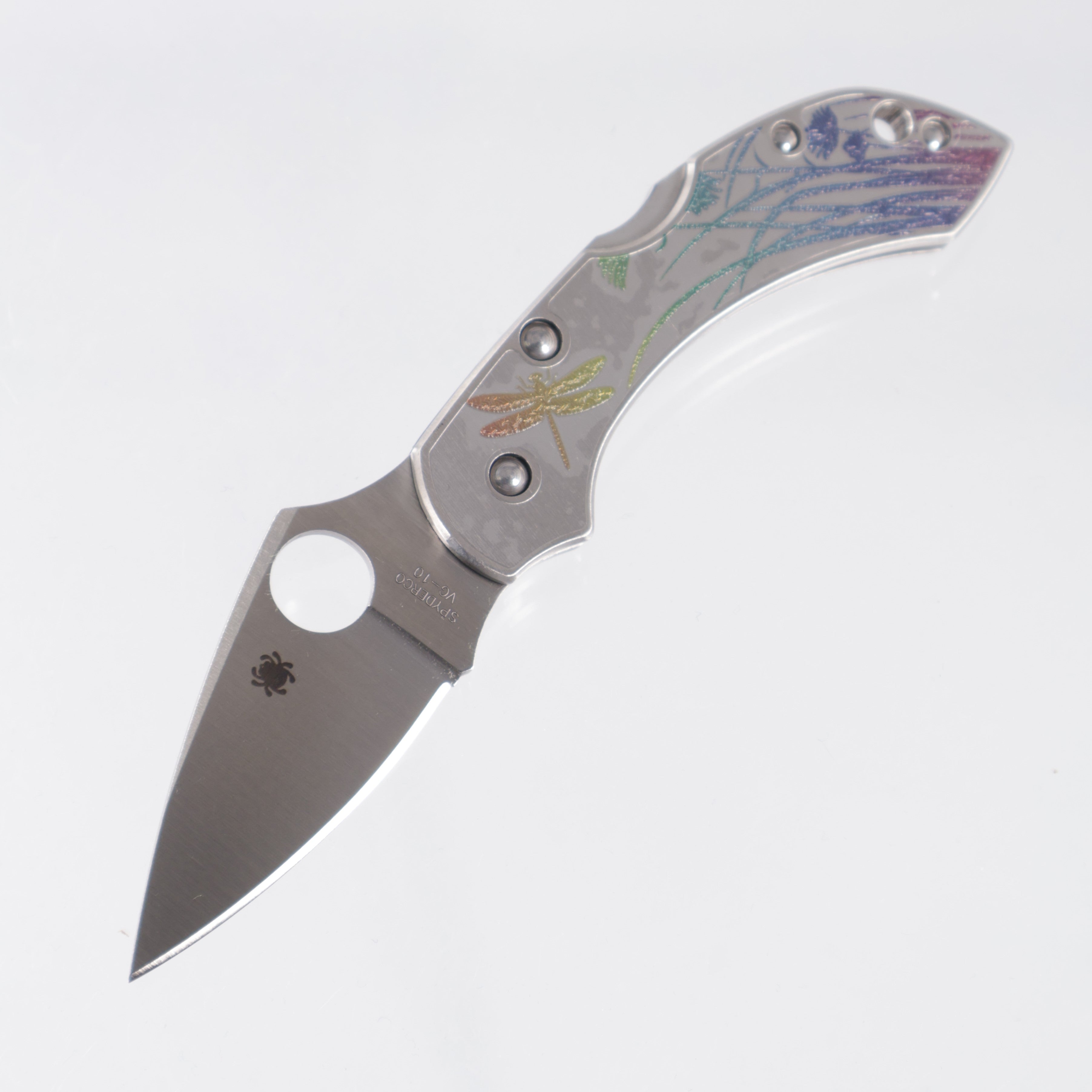 Spyderco Dragonfly Tattoo - Stainless Steel - Satin VG-10 - C28PT
