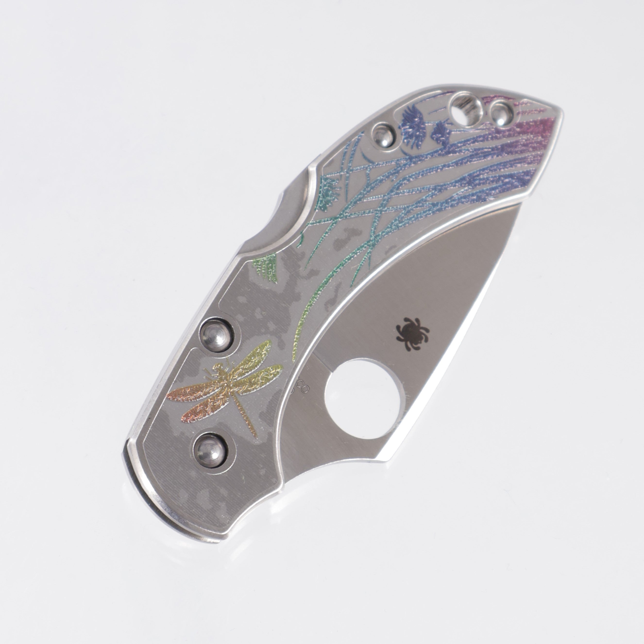 Spyderco Dragonfly Tattoo - Stainless Steel - Satin VG-10 - C28PT