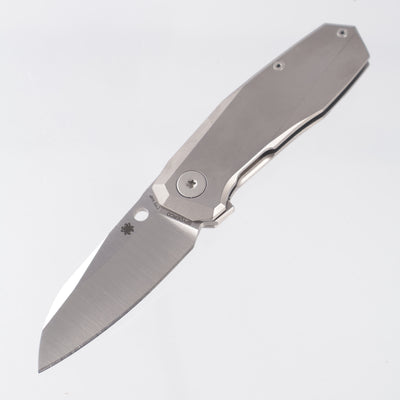 Spyderco Techno 3 - Beadblast Titanium - Satin CTS-XHP - C158TIP3