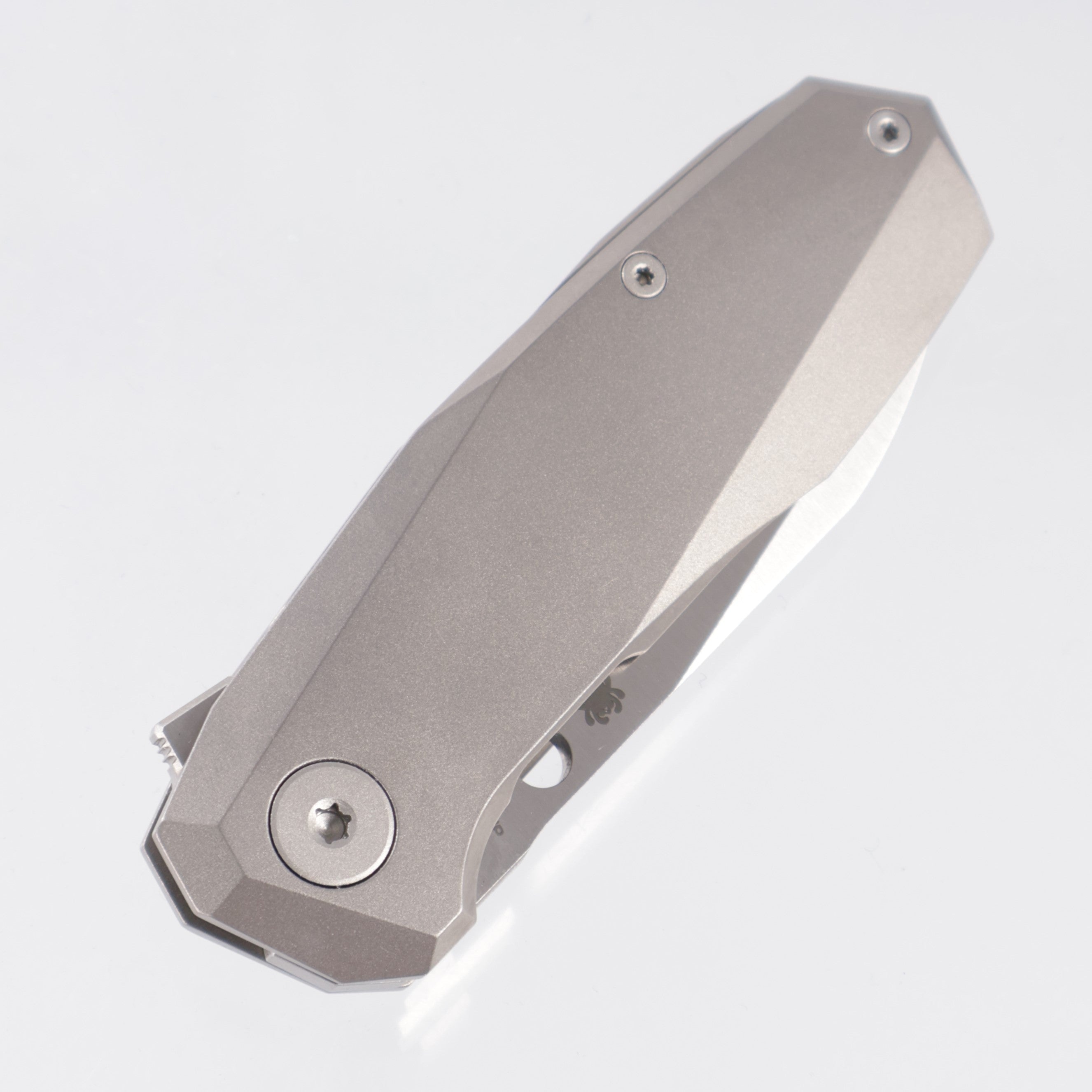 Spyderco Techno 3 - Beadblast Titanium - Satin CTS-XHP - C158TIP3