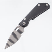 Strider PT Spear Point - Full Black PVD Contoured Titanium w/ Satin Hardware - Ghost Stripe 20CV